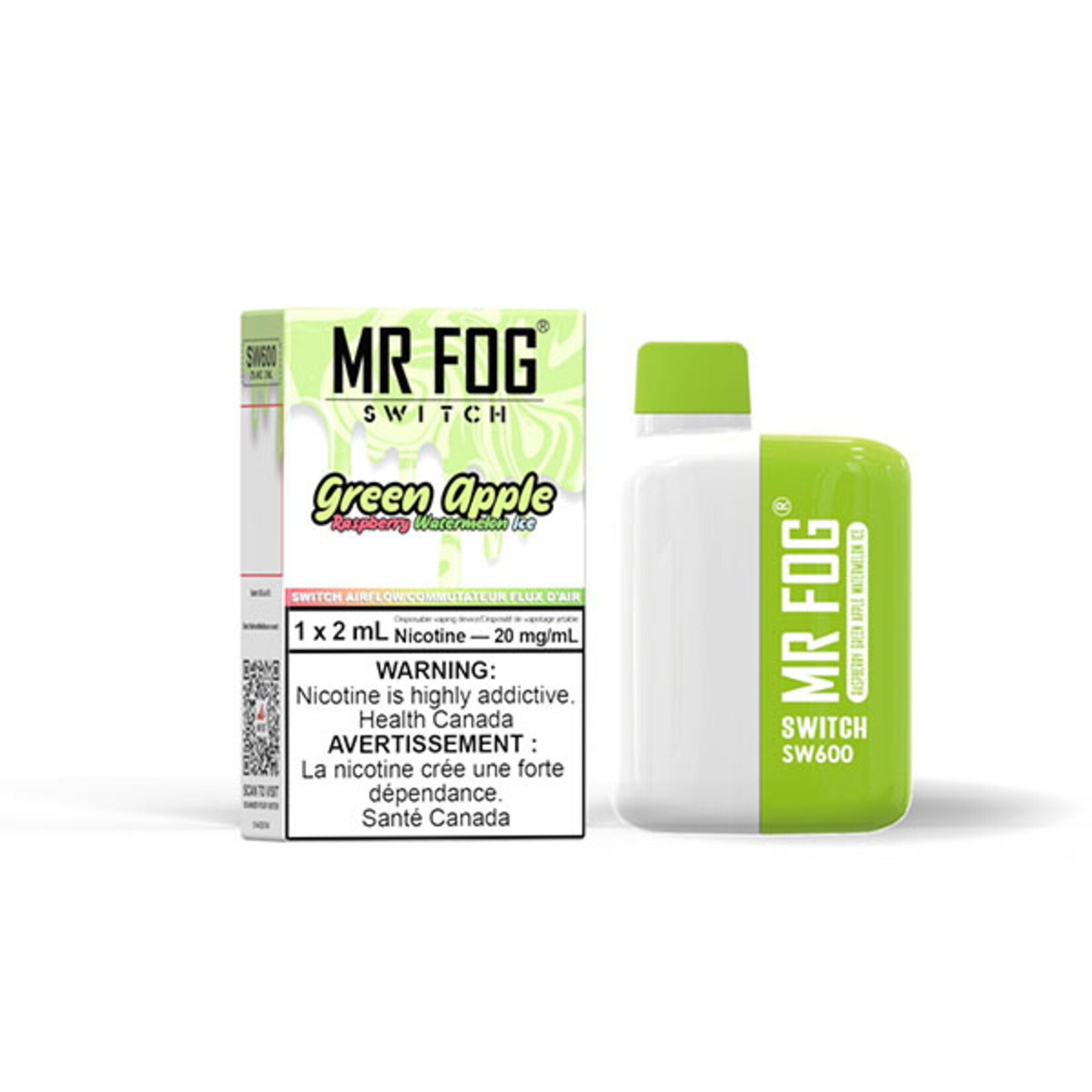 MR FOG SWM07 - MR FOG SW600 Raspberry Green Apple Watermelon Ice