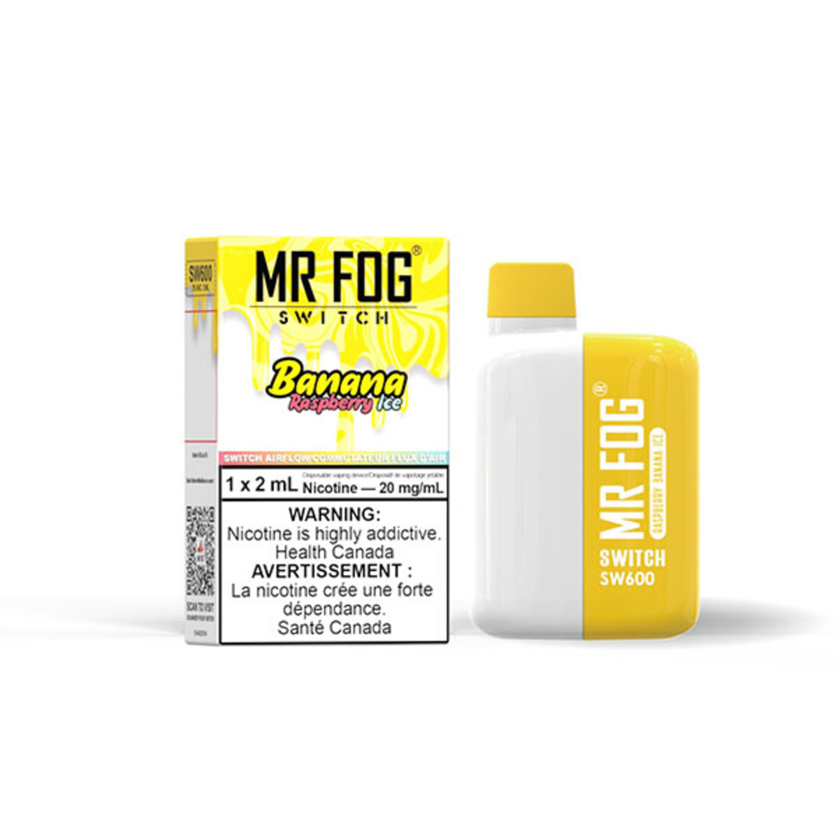 MR FOG SWM09 - MR FOG SW600 Raspberry Banana Ice (Federal Stamp Only)