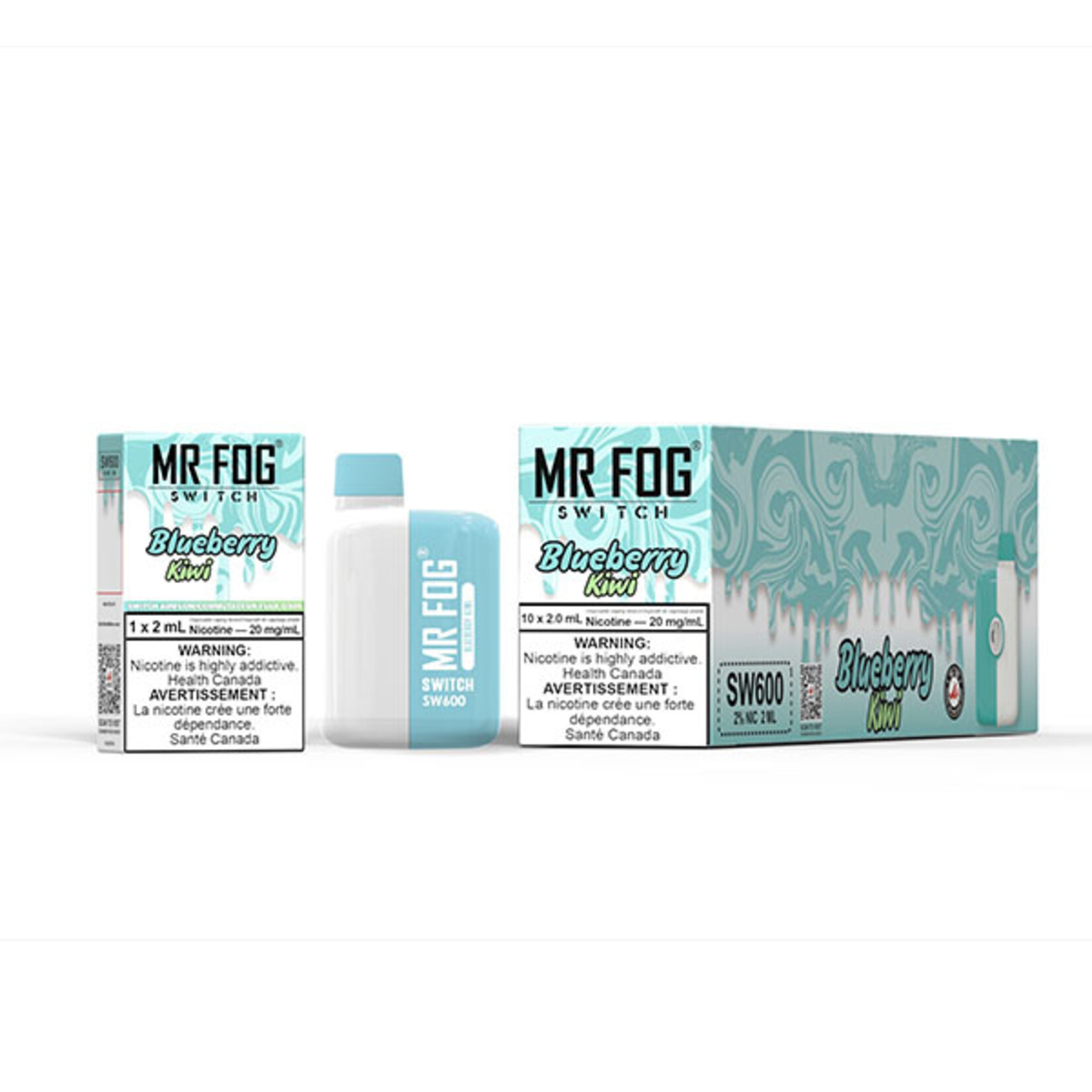 MR FOG SWM11 - MR FOG SW600 Blueberry Kiwi (Federal Stamp Only)