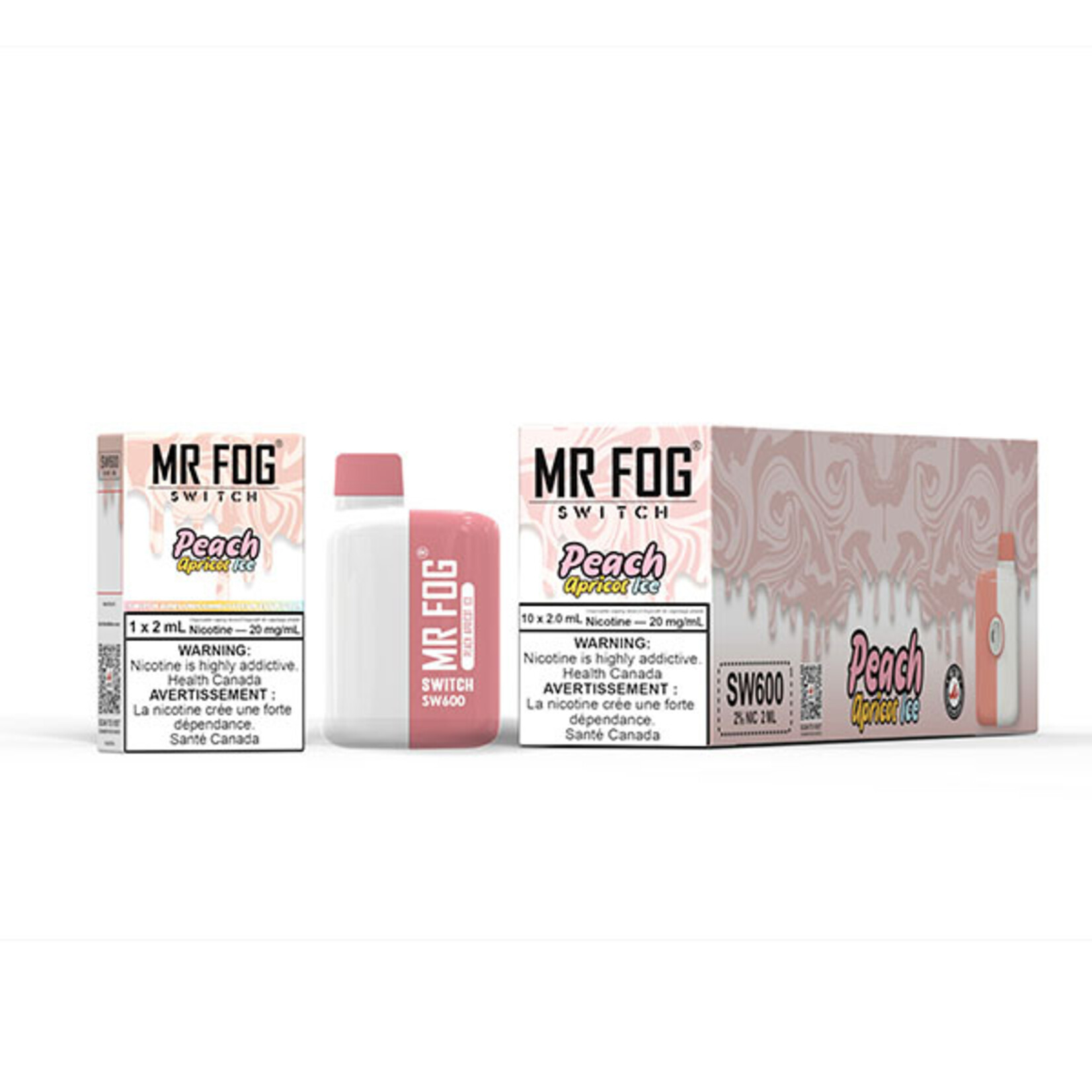 MR FOG SWM12 - MR FOG SW600 Peach Apricot Ice (Federal Stamp Only)