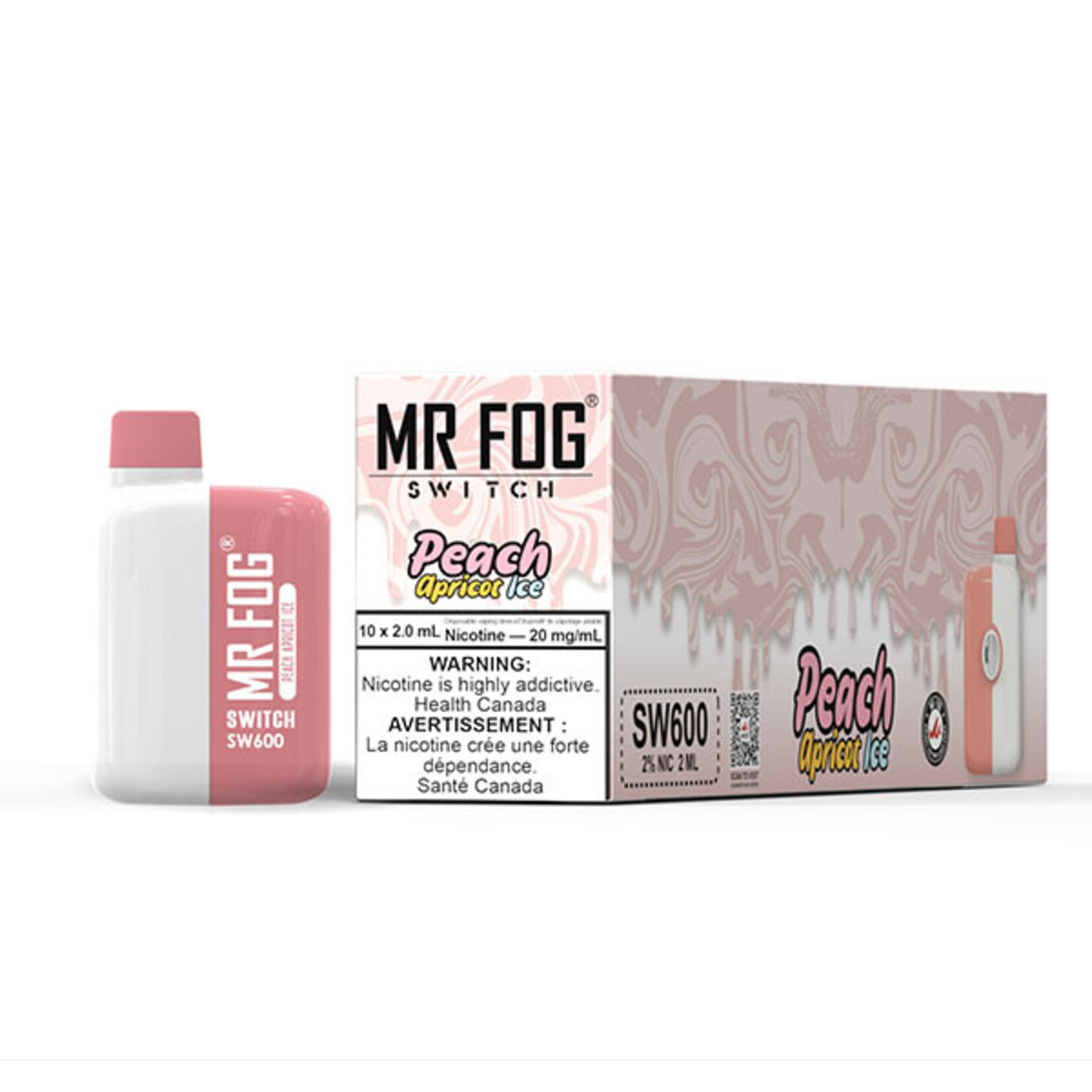 MR FOG SWM12 - MR FOG SW600 Peach Apricot Ice (Federal Stamp Only)