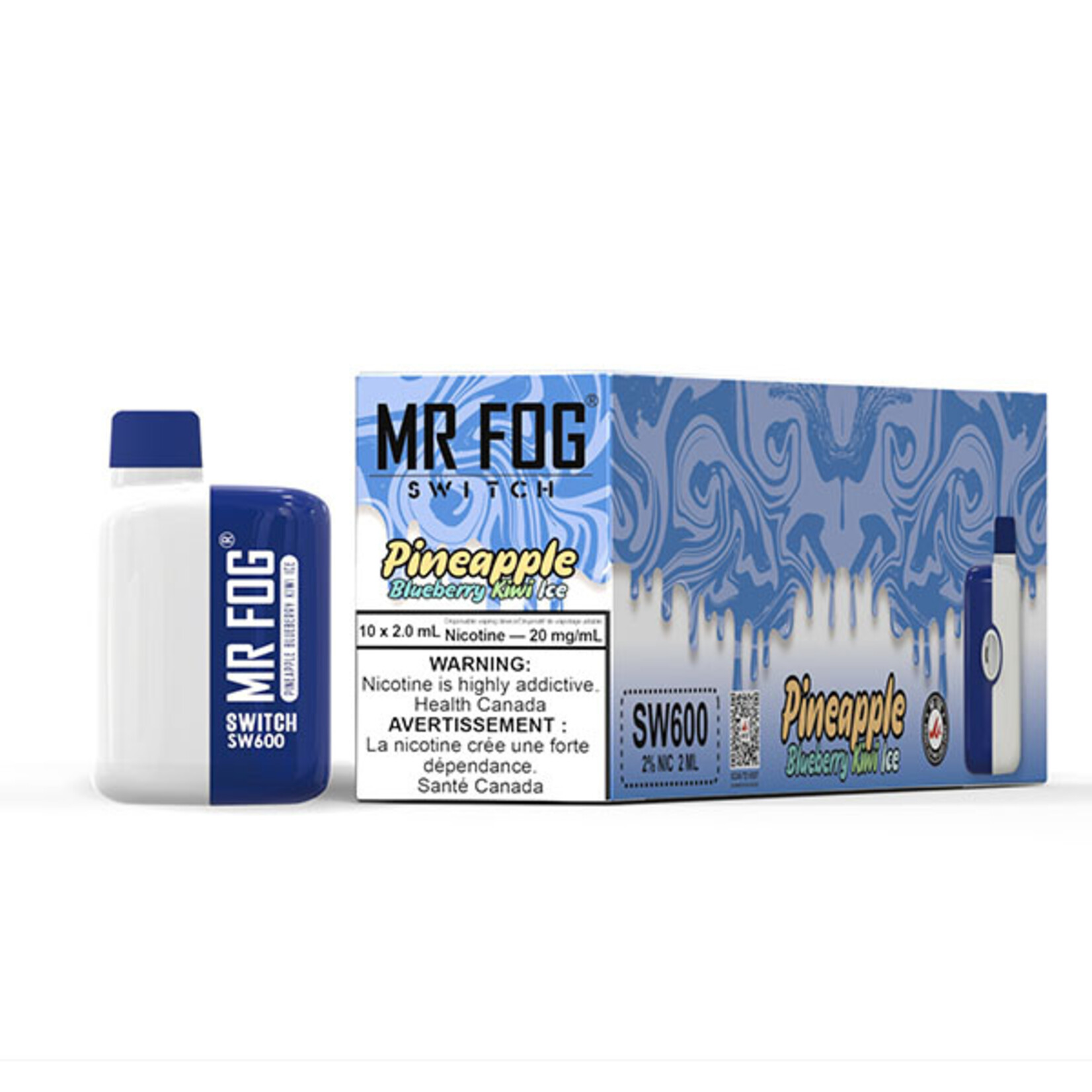 MR FOG SWM13 - MR FOG SW600 Pineapple Blueberry Kiwi Ice
