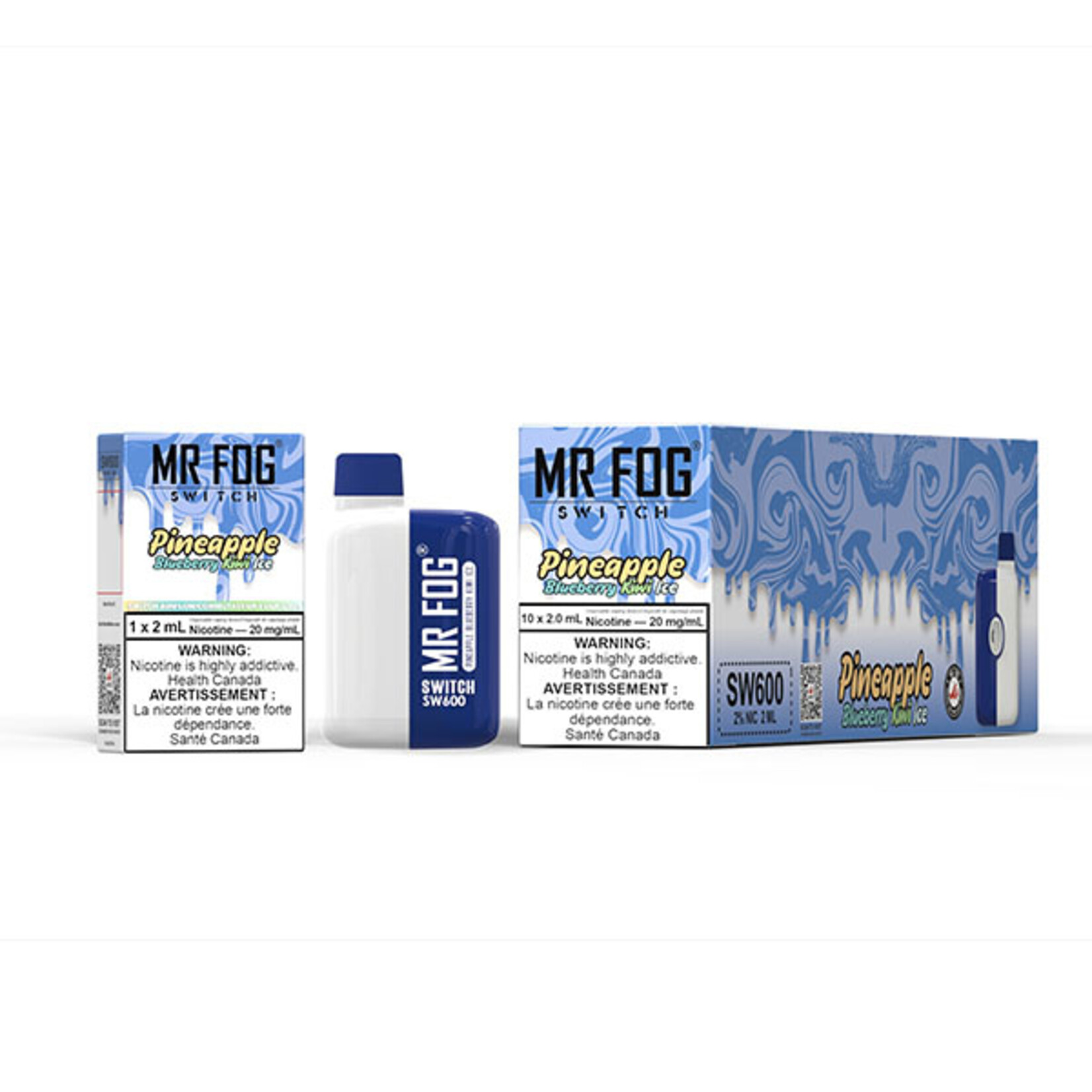MR FOG SWM13 - MR FOG SW600 Pineapple Blueberry Kiwi Ice