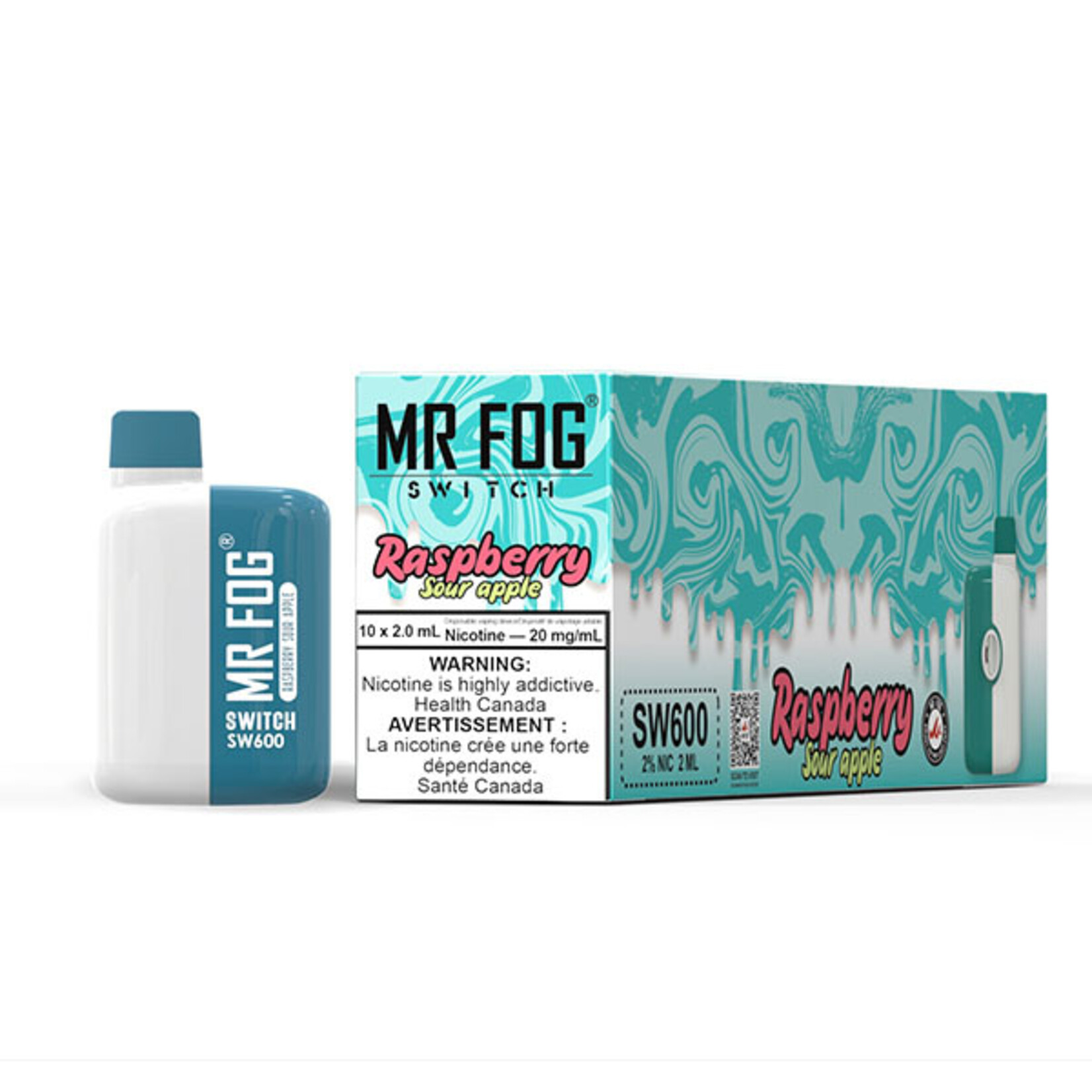 MR FOG SWM16 - MR FOG SW600 Raspberry Sour Apple (Federal Stamp Only)