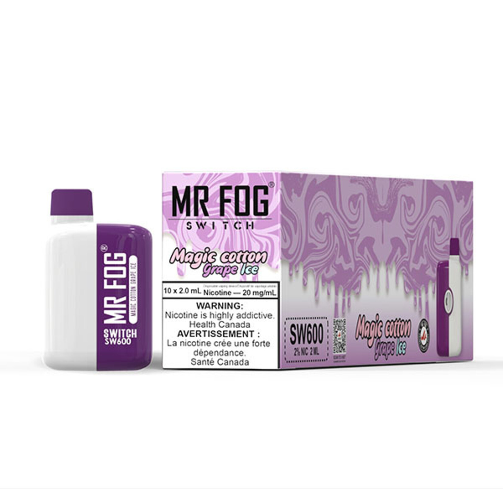MR FOG SWM17 - MR FOG SW600 Magic Cotton Grape Ice (Federal Stamp Only)