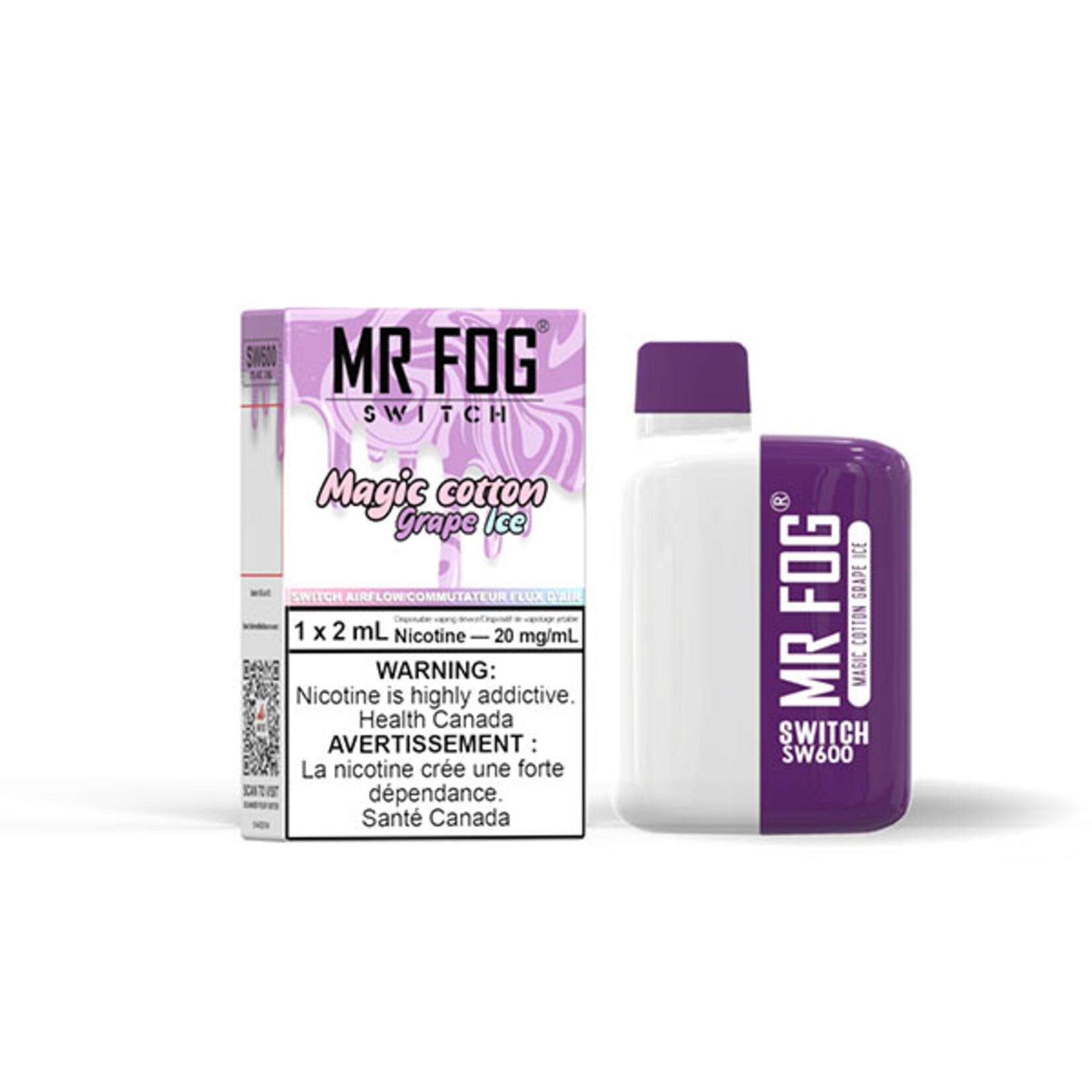MR FOG SWM17 - MR FOG SW600 Magic Cotton Grape Ice (Federal Stamp Only)