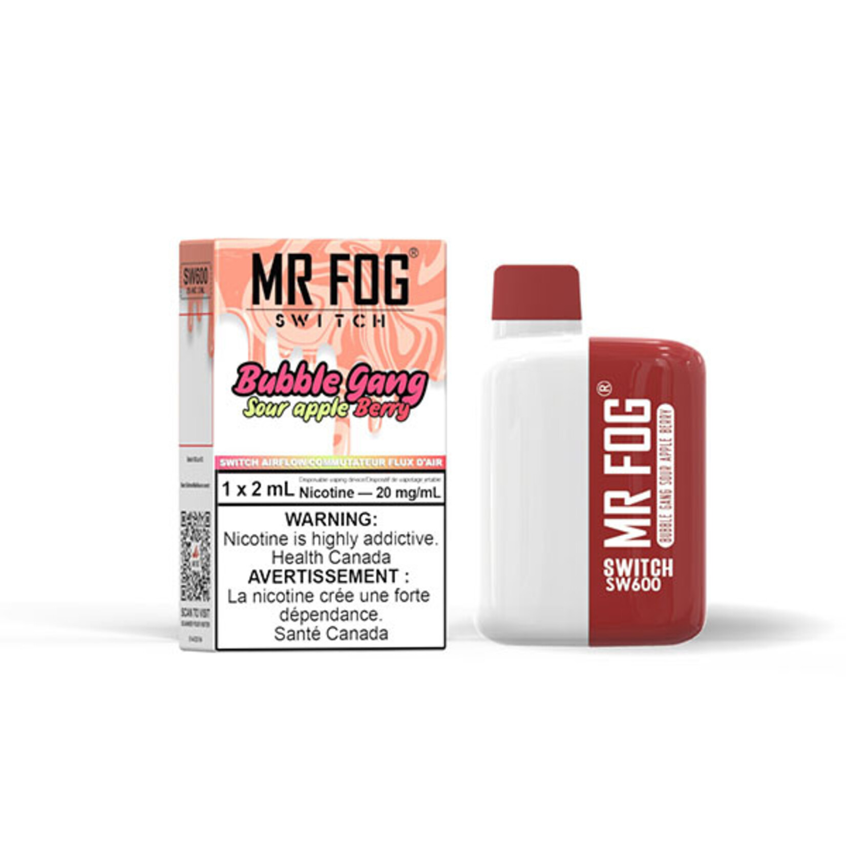 MR FOG SWM19 - MR FOG SW600 Bubble Gang Sour Apple Berry