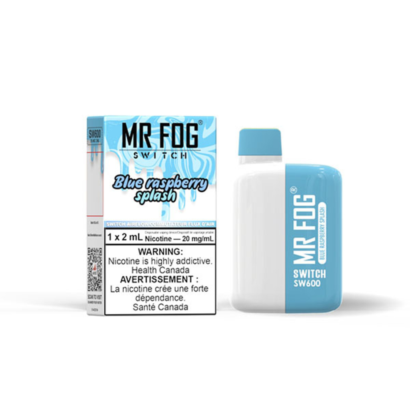 MR FOG SWM21 - MR FOG SW600 Blue Raspberry Splash (Federal Stamp Only)