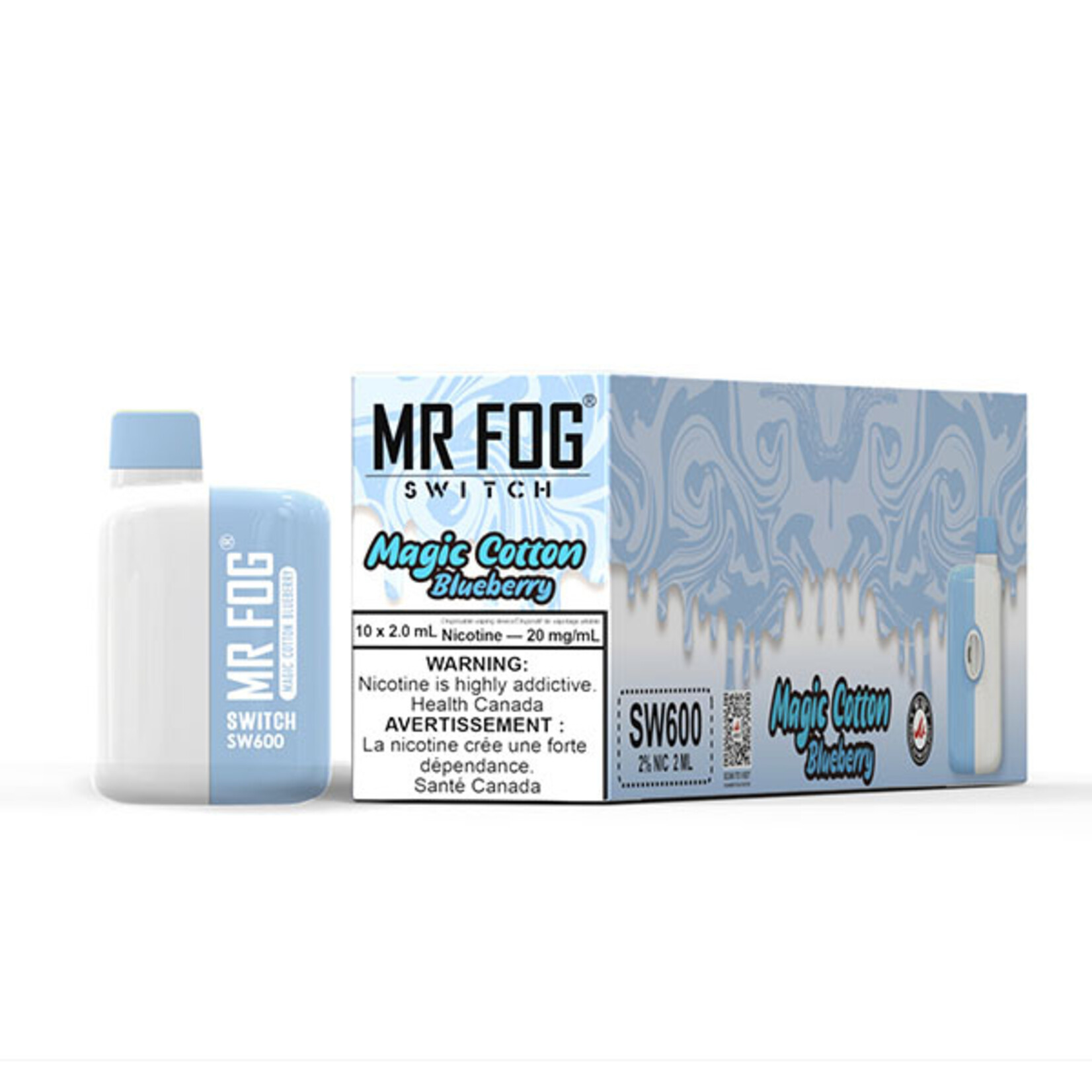 MR FOG SWM25 - MR FOG SW600 Magic Cotton Blueberry (Federal Stamp Only)