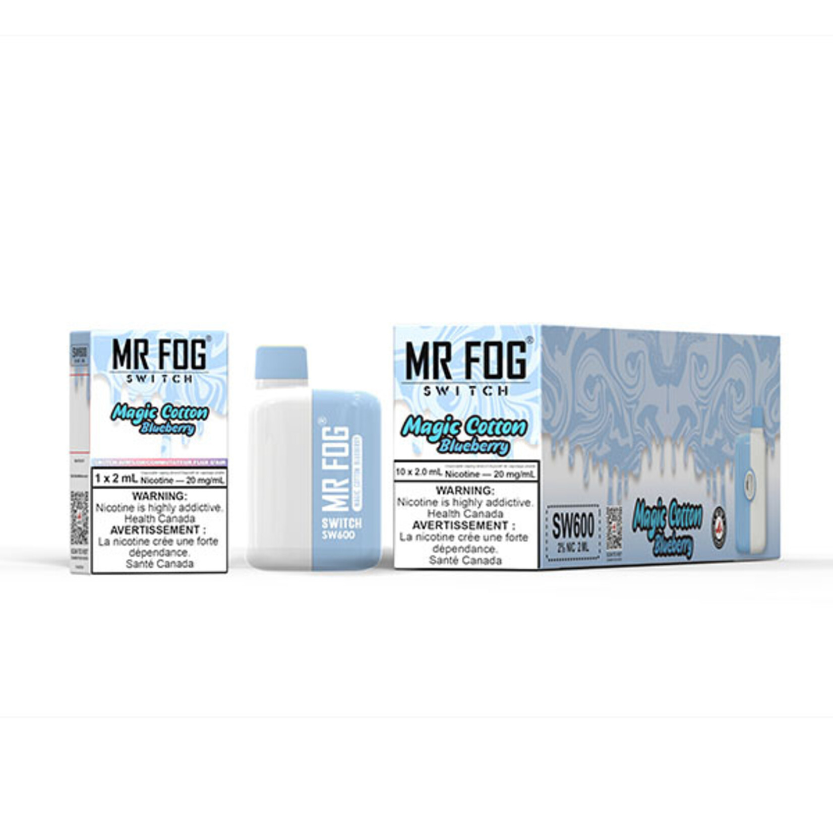 MR FOG SWM25 - MR FOG SW600 Magic Cotton Blueberry (Federal Stamp Only)