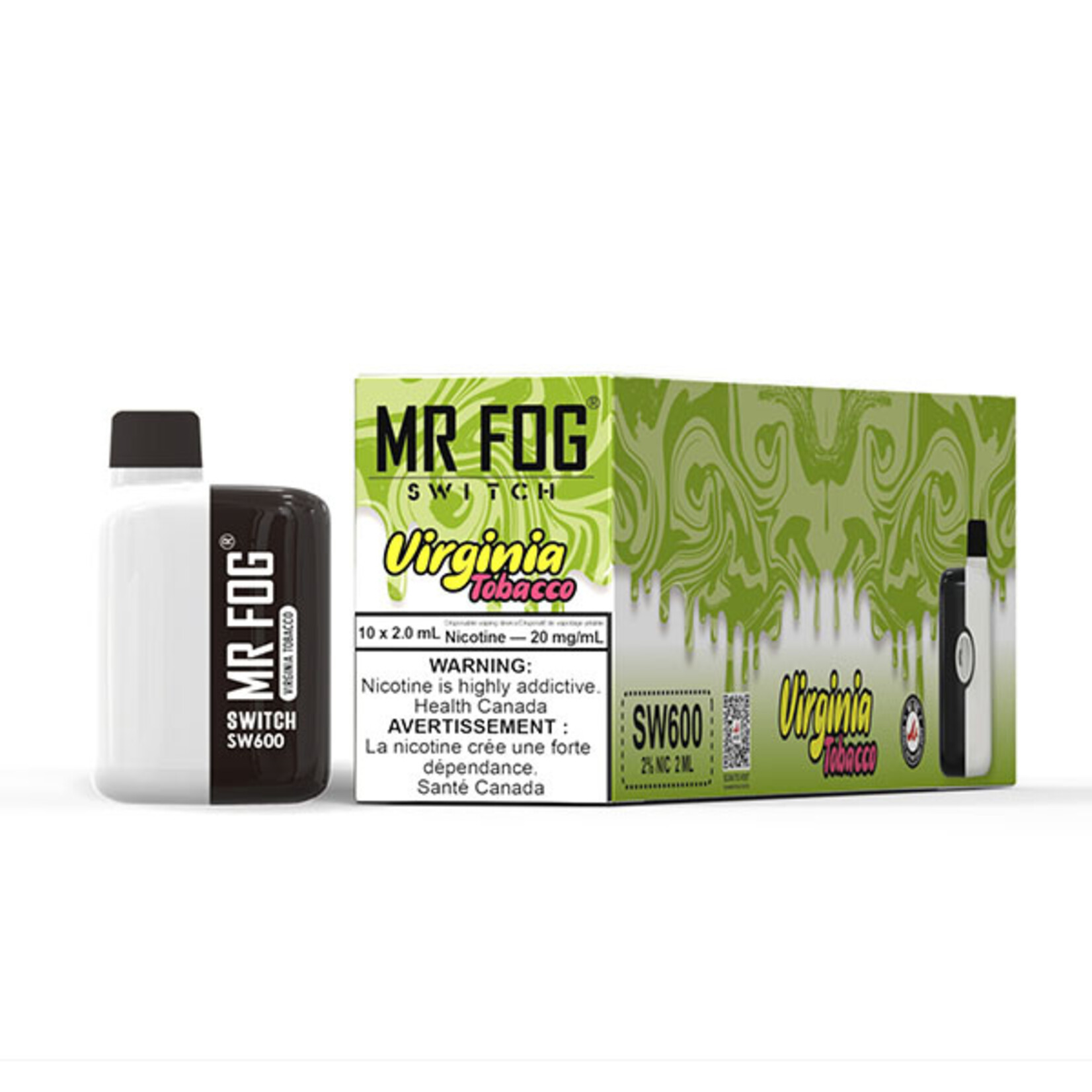 MR FOG SWM31 - MR FOG SW600 Virginia Tobacco (Federal Stamp Only)