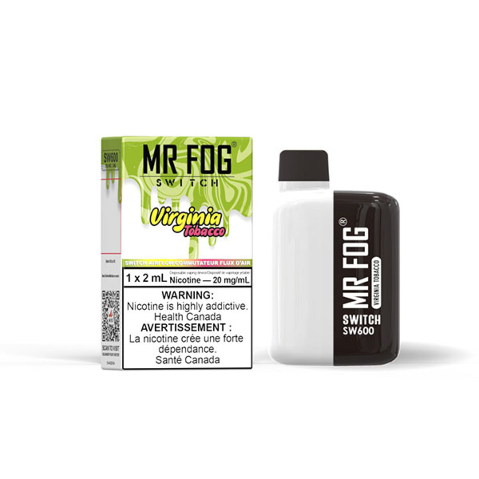 MR FOG SWM31 - MR FOG SW600 Virginia Tobacco (Federal Stamp Only)