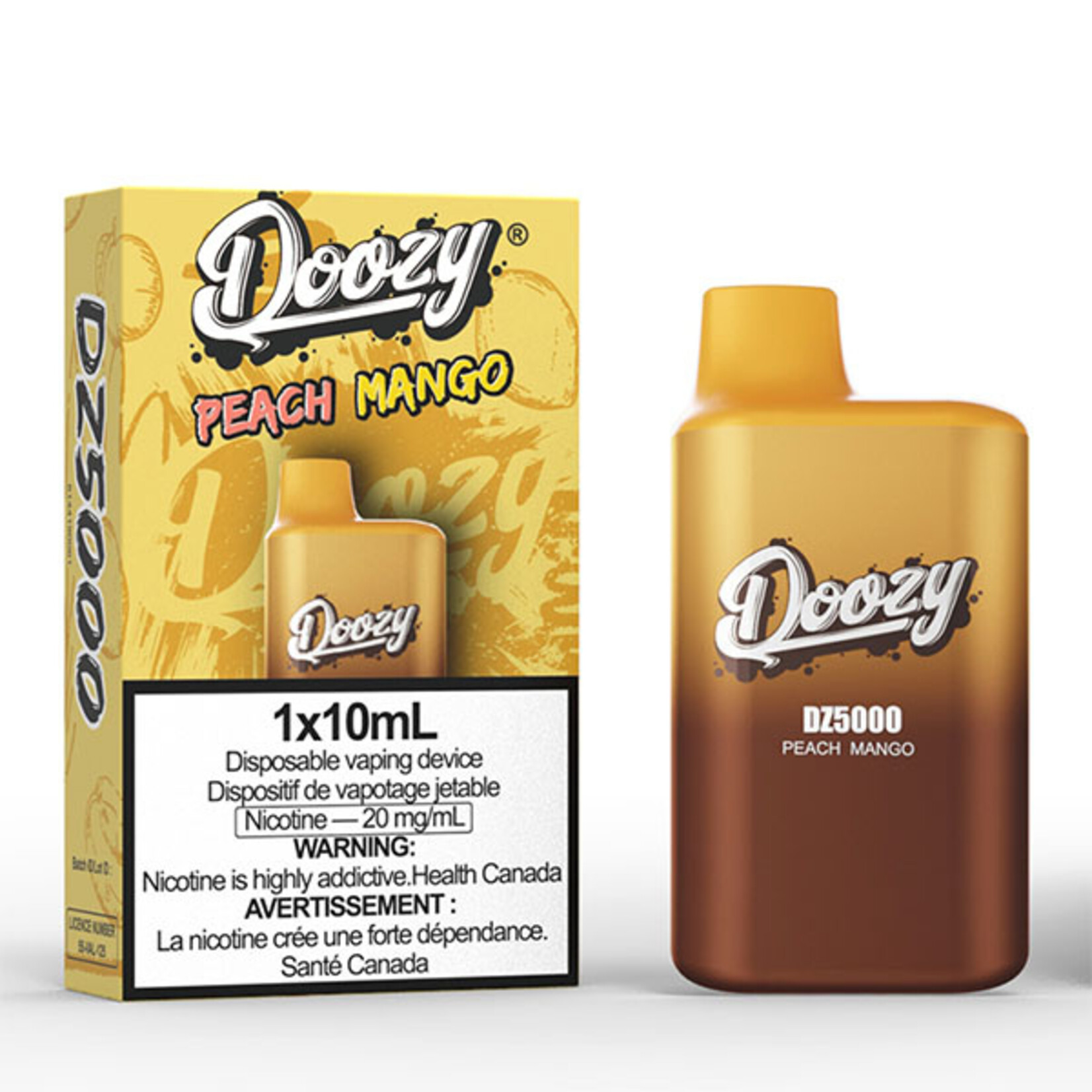 DOOZY DZ5K01 - DOOZY DZ5000 5000 PUFFS Peach Mango