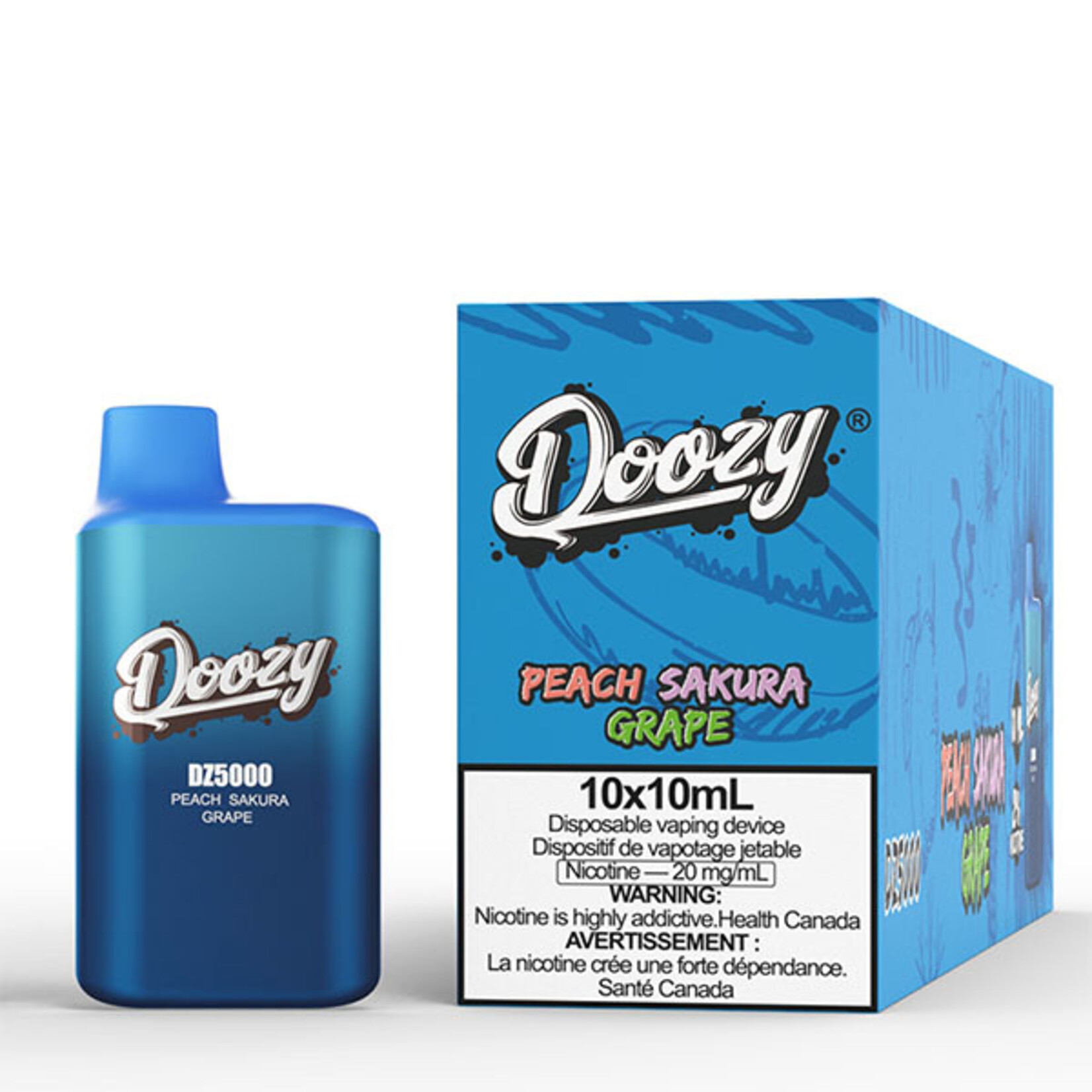 DOOZY DZ5K02 - DOOZY DZ5000 5000 PUFFS Peach Sakura Grape