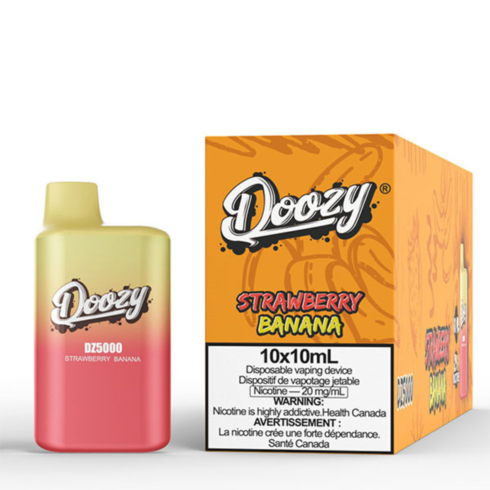 DOOZY DZ5K05 - DOOZY DZ5000 5000 PUFFS Strawberry Banana