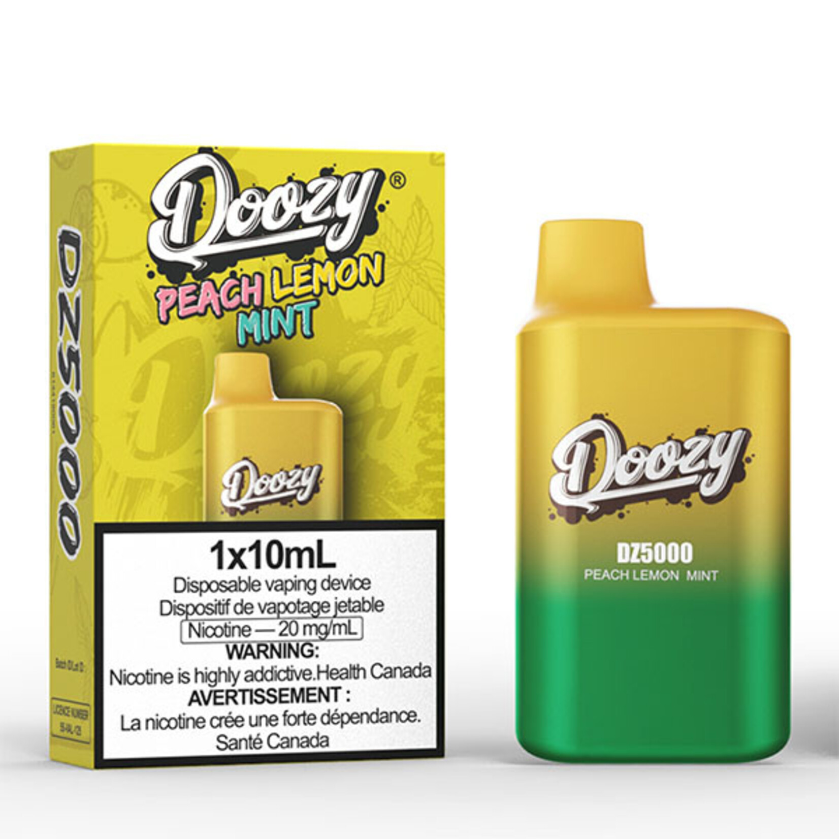 DOOZY DZ5K14 - DOOZY DZ5000 5000 PUFFS Peach Lemon Mint
