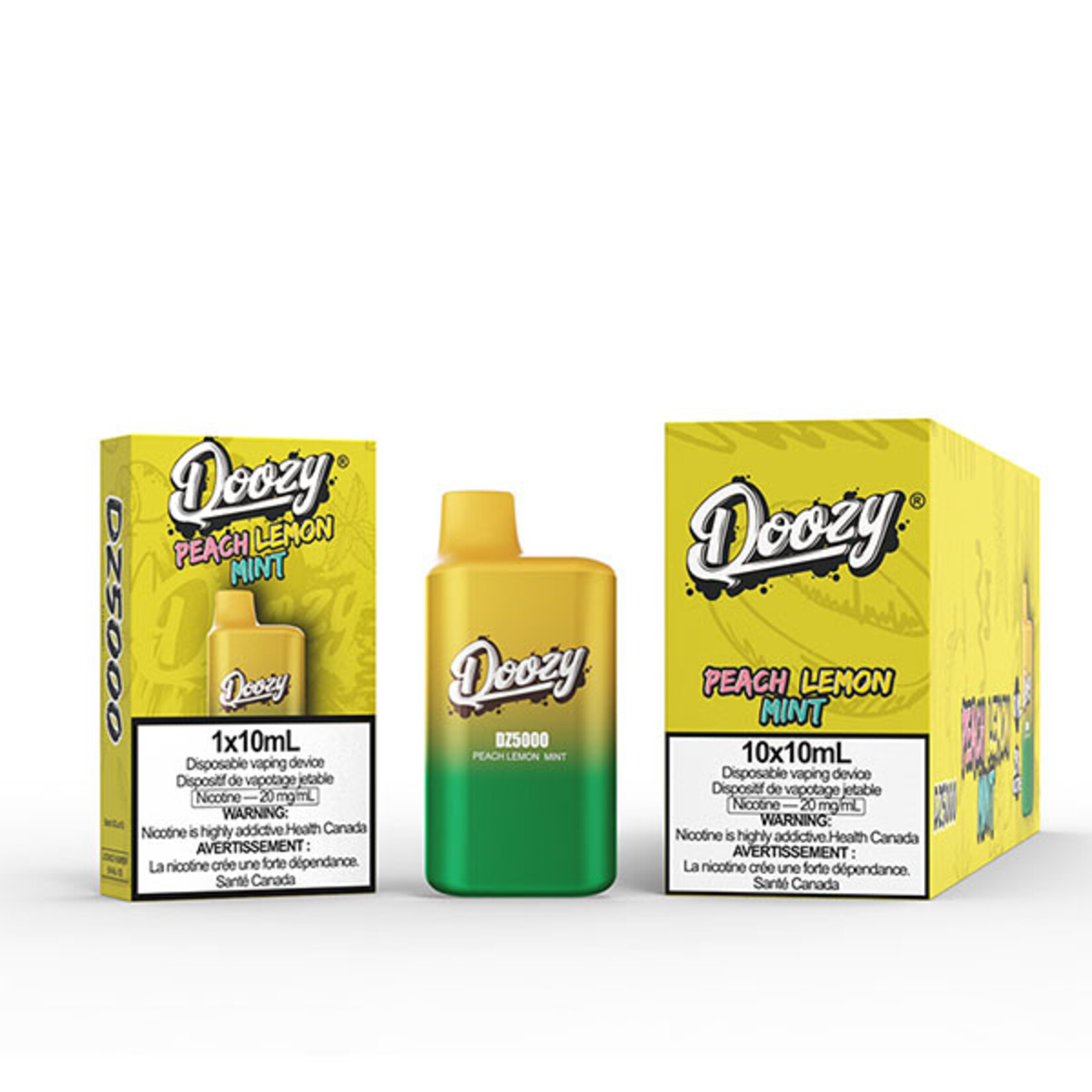 DOOZY DZ5K14 - DOOZY DZ5000 5000 PUFFS Peach Lemon Mint