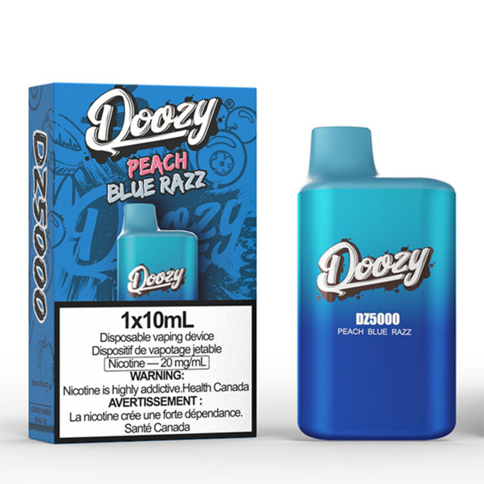 DOOZY DZ5K24 - DOOZY DZ5000 5000 PUFFS Peach Blue Razz