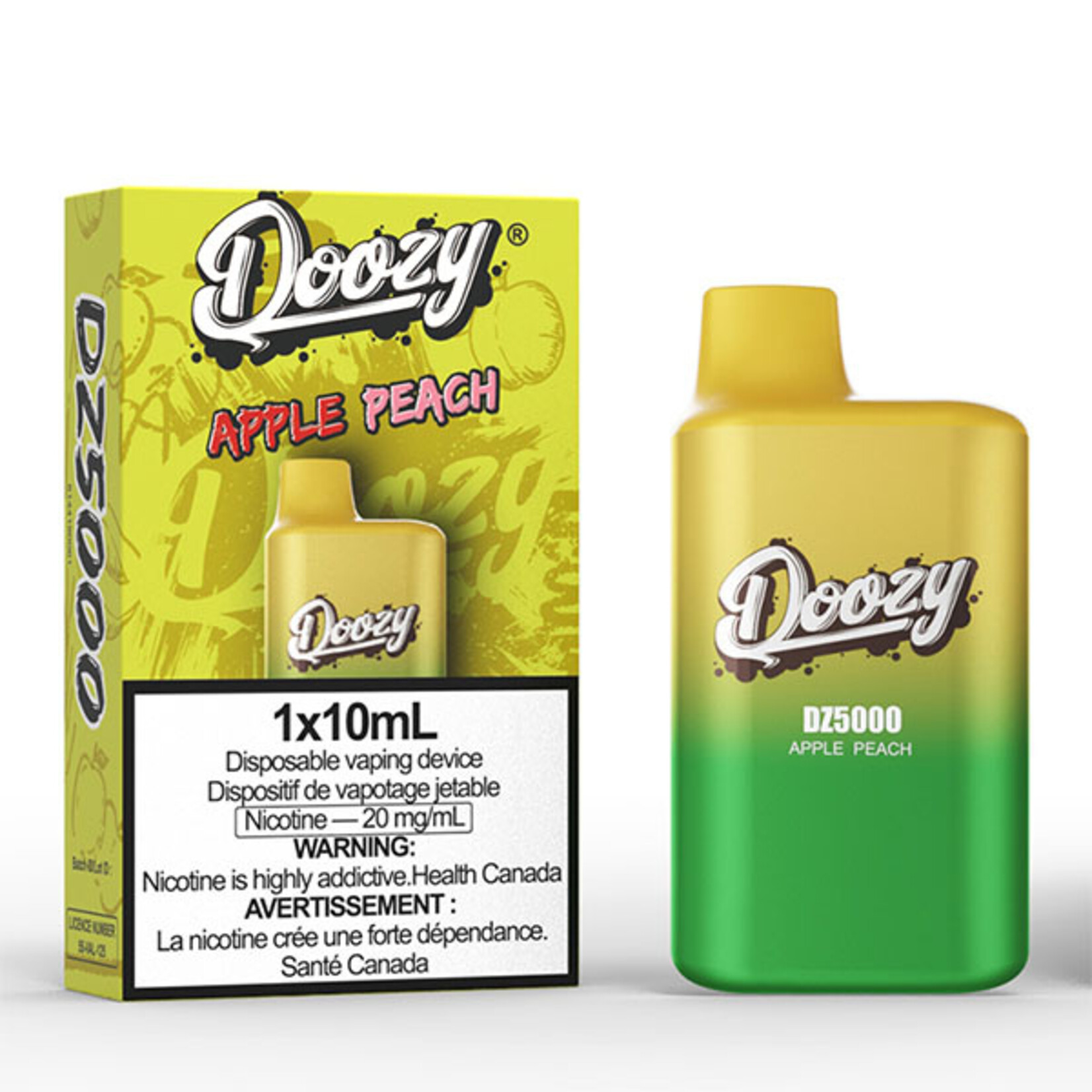 DOOZY DZ5K22 - DOOZY DZ5000 5000 PUFFS Apple Peach