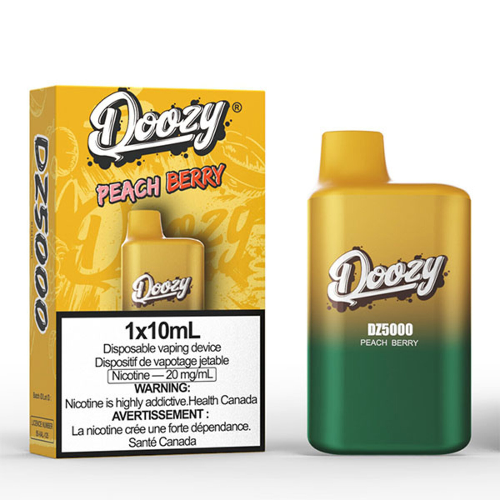 DOOZY DZ5K15 - DOOZY DZ5000 5000 PUFFS Peach Berry