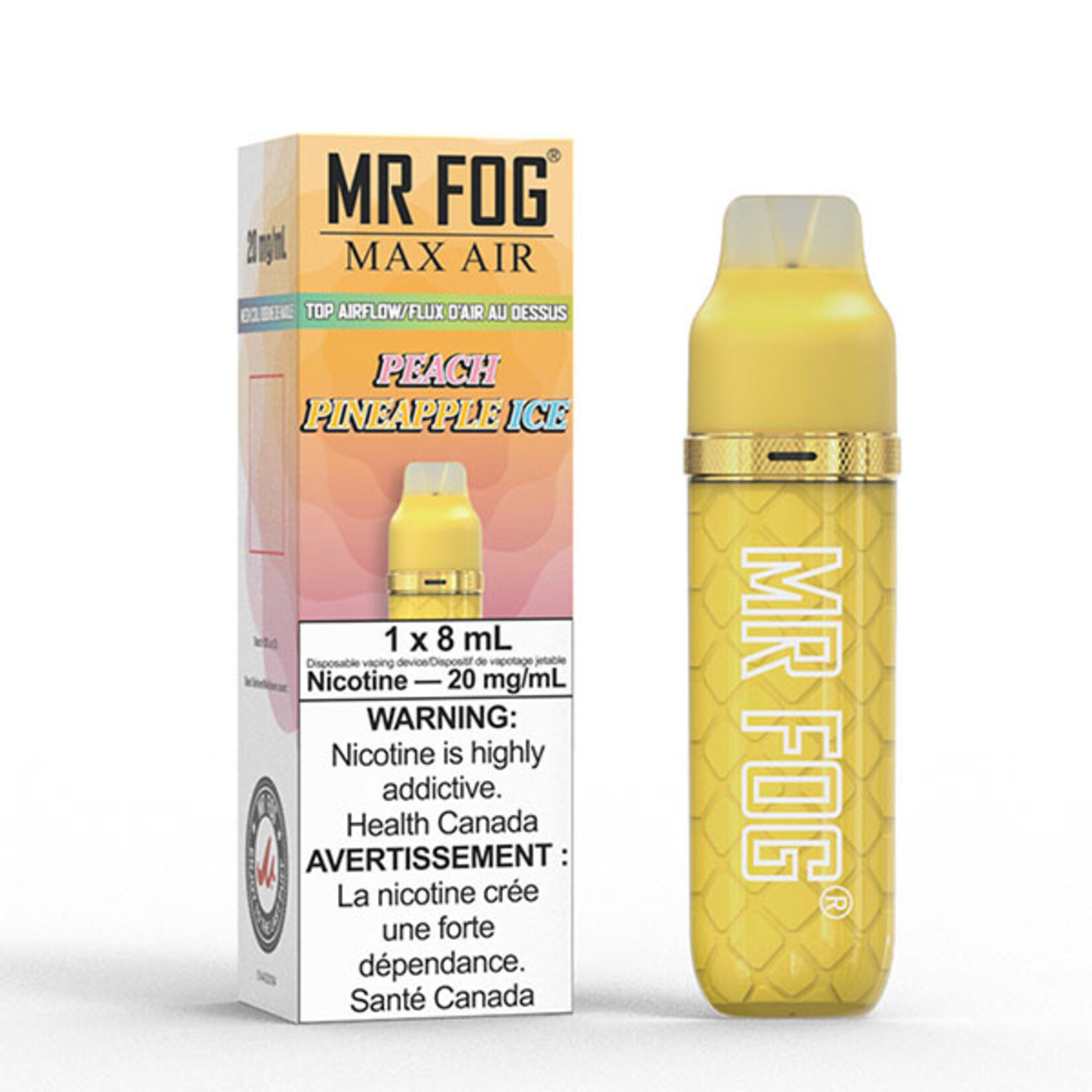 MR FOG MFA04 - MR FOG MAX AIR 2500 PUFFS - Peach Pineapple Ice