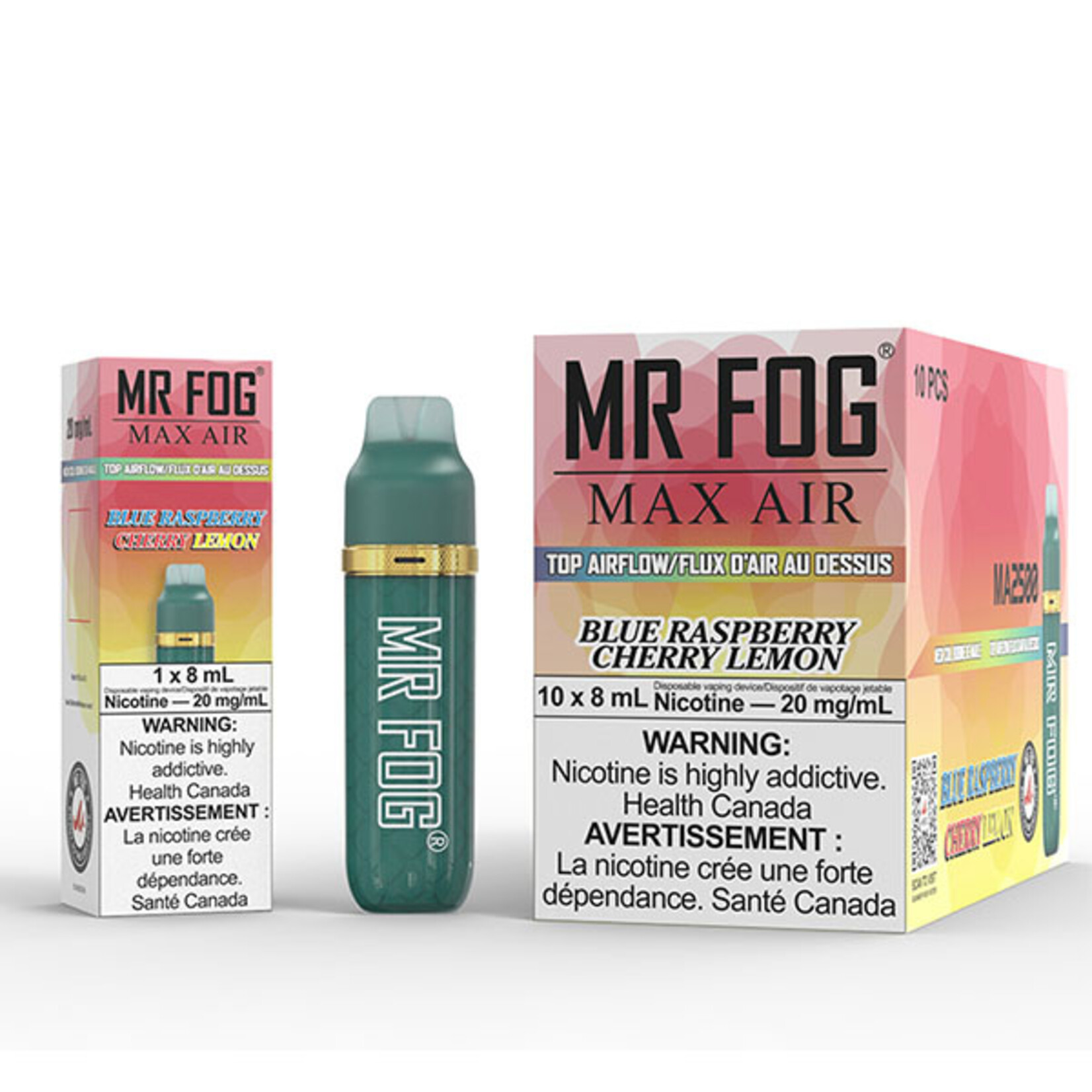 MR FOG MFA12 - MR FOG MAX AIR 2500 PUFFS - Blue Raspberry Cherry Lemon