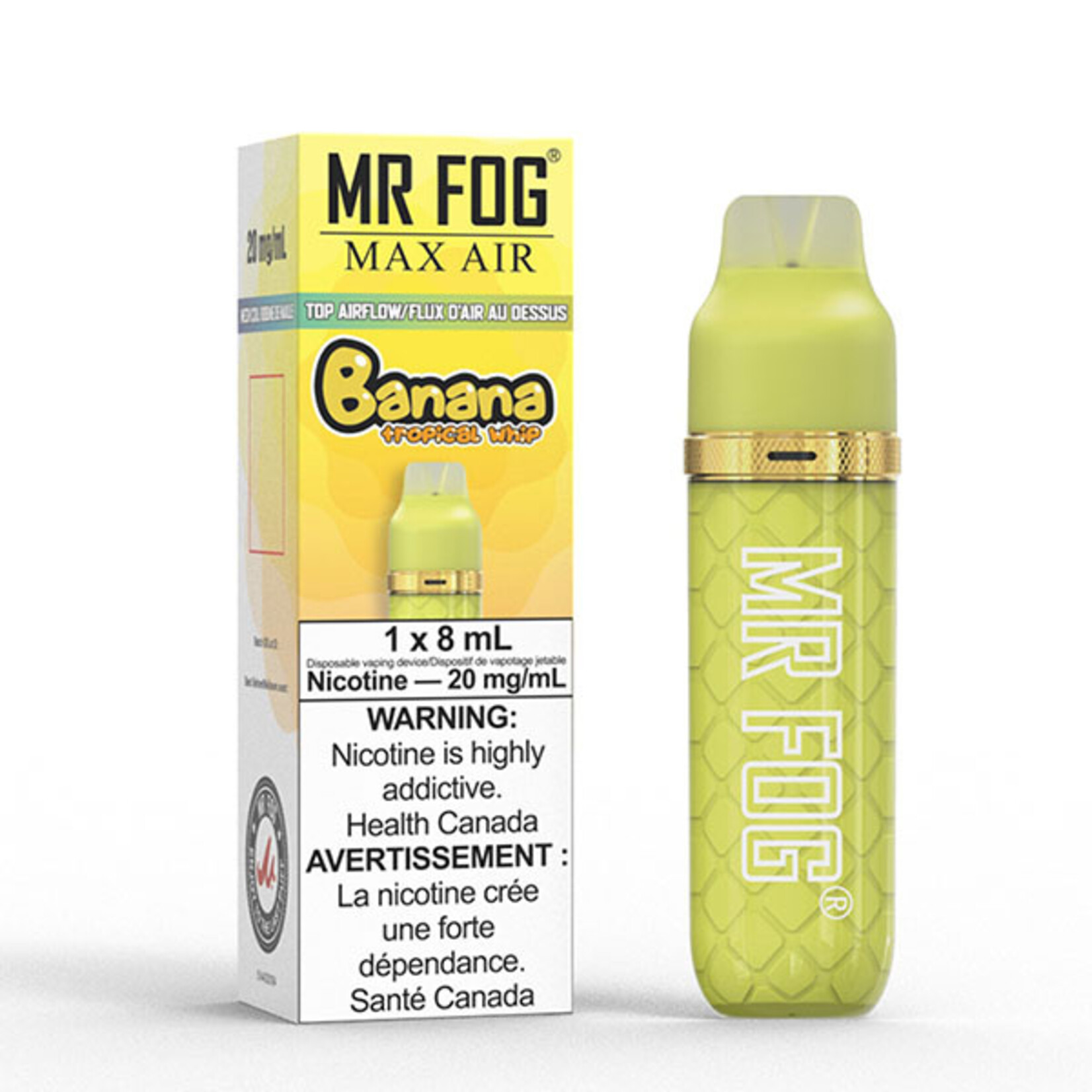 MR FOG MFA23 - MR FOG MAX AIR 2500 PUFFS - Banana Tropical Whip