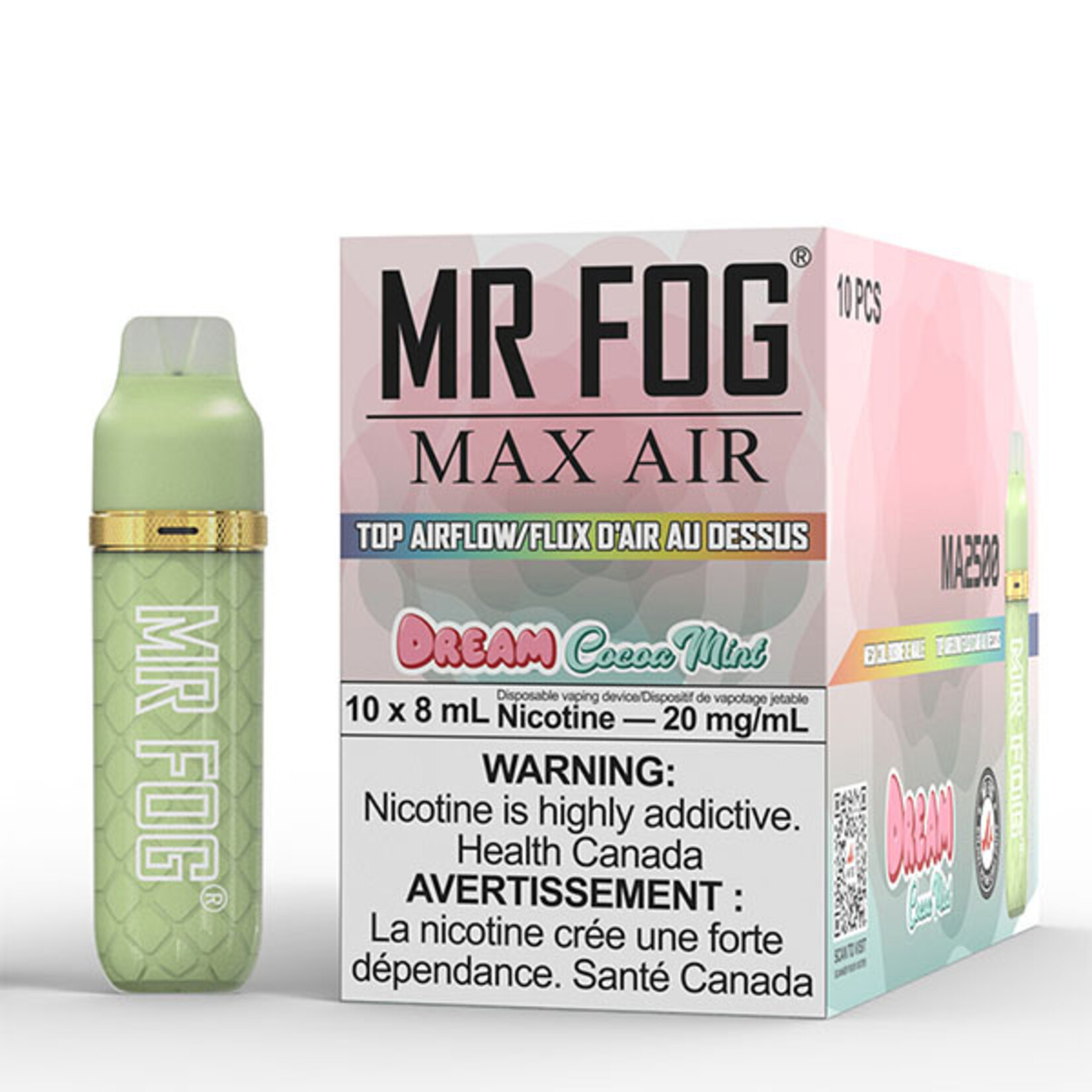 MR FOG MFA25 - MR FOG MAX AIR 2500 PUFFS - Cocoa Mint Dream