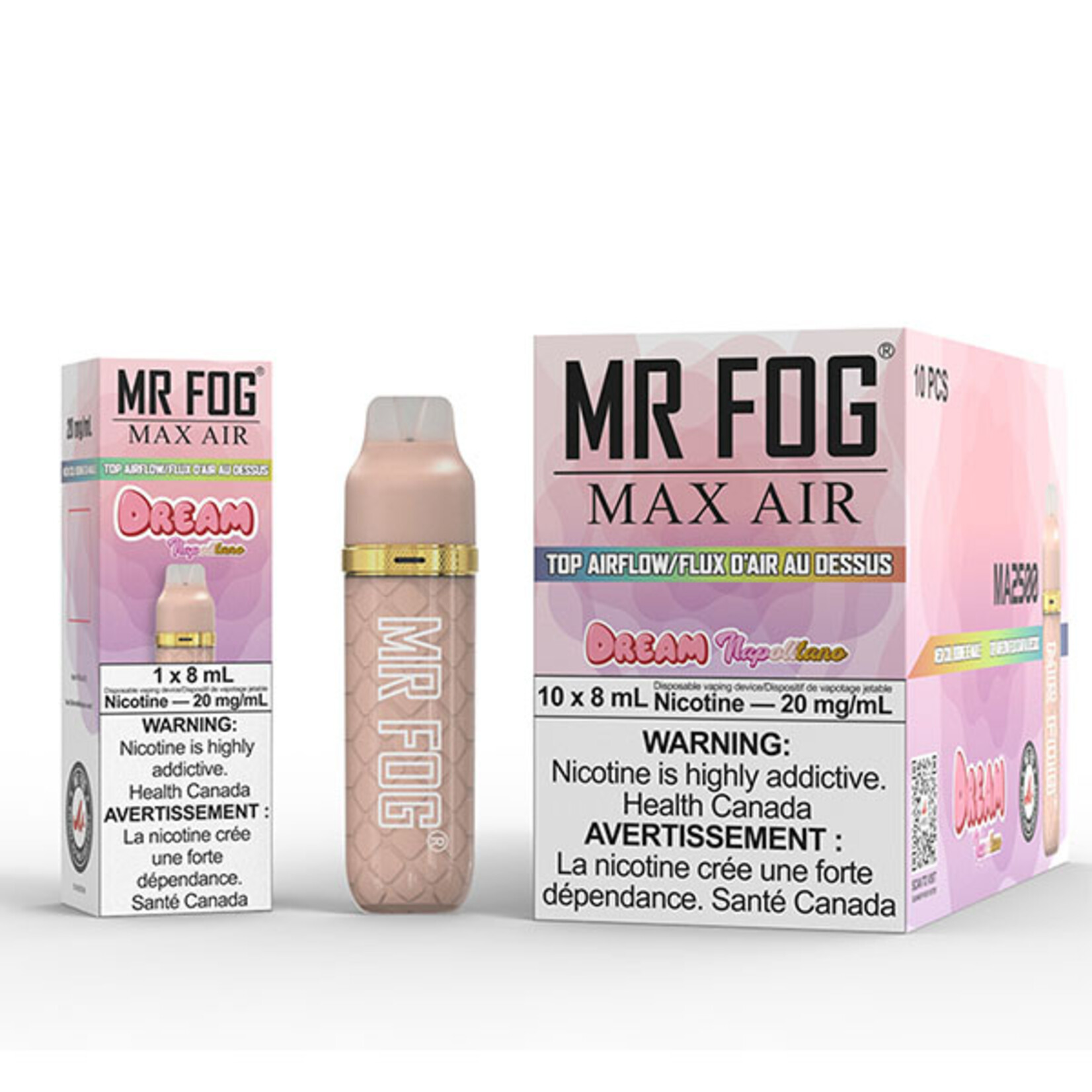MR FOG MFA26 - MR FOG MAX AIR 2500 PUFFS - Napolitano Dream