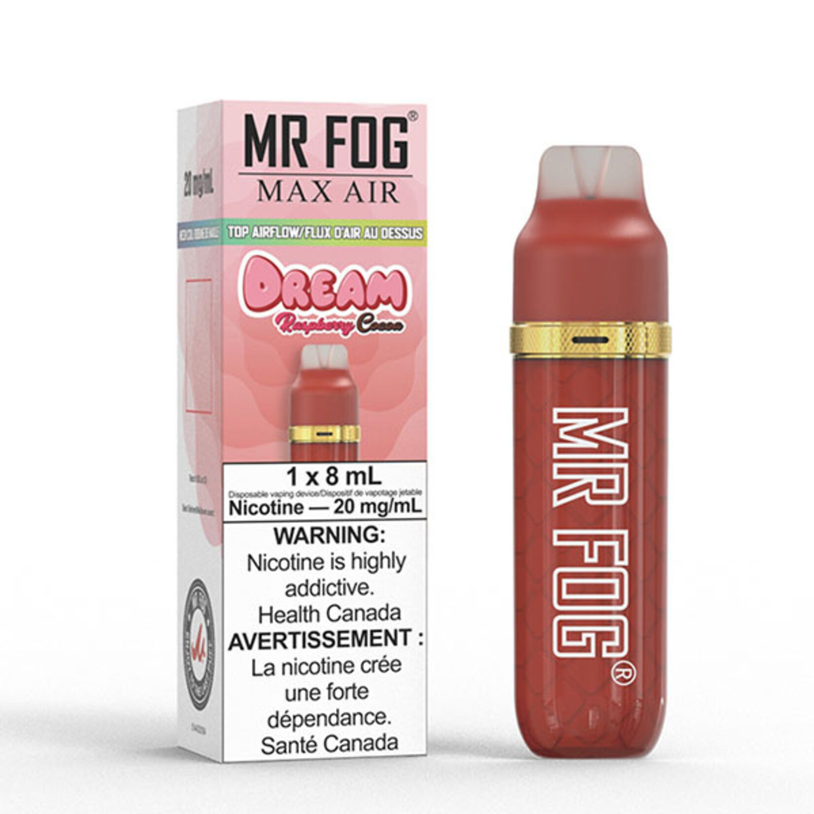 MR FOG MFA31 - MR FOG MAX AIR 2500 PUFFS - Raspberry Cocoa Dream