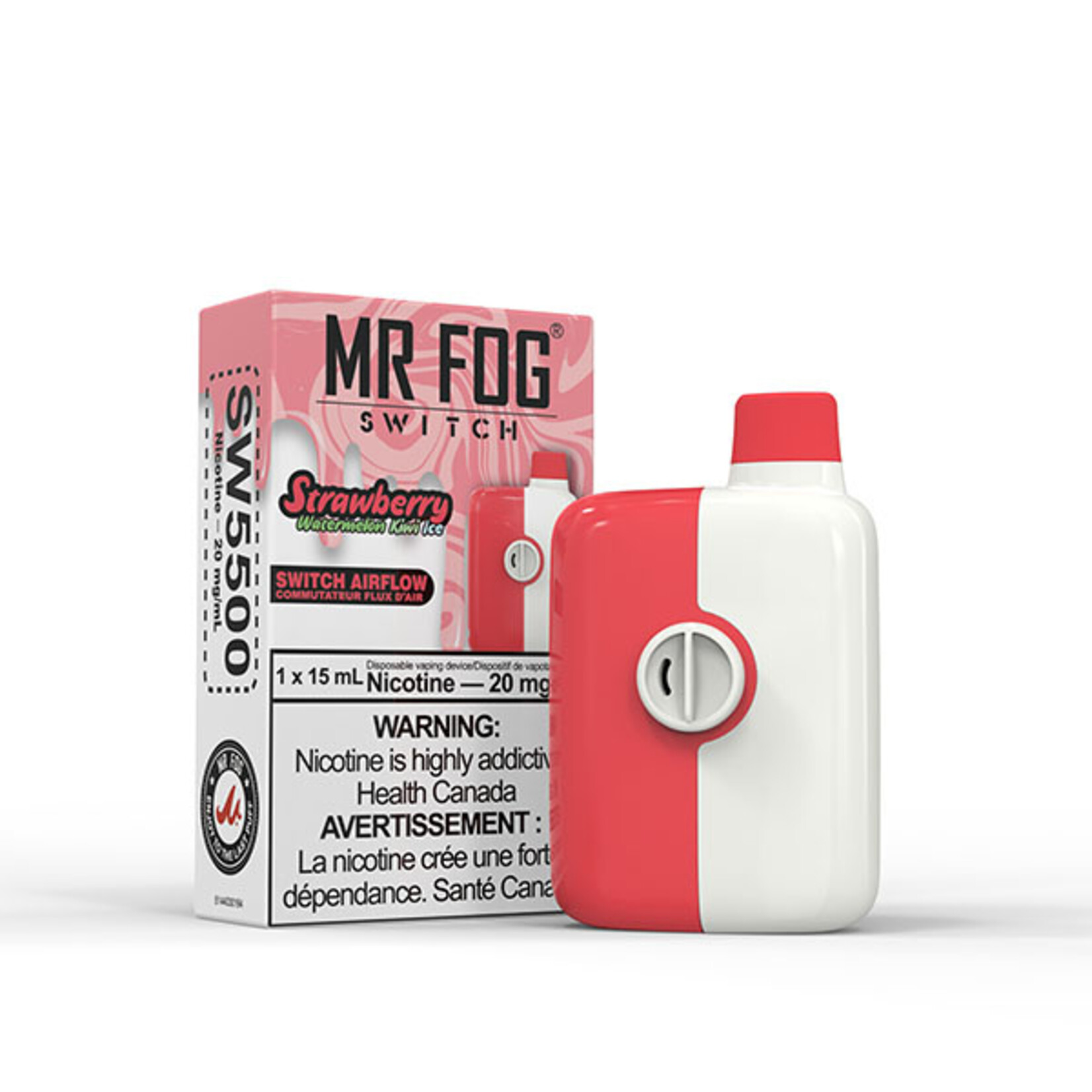 MR FOG SW02 - MR FOG SWITCH 5500 PUFFS Strawberry watermelon kiwi ice