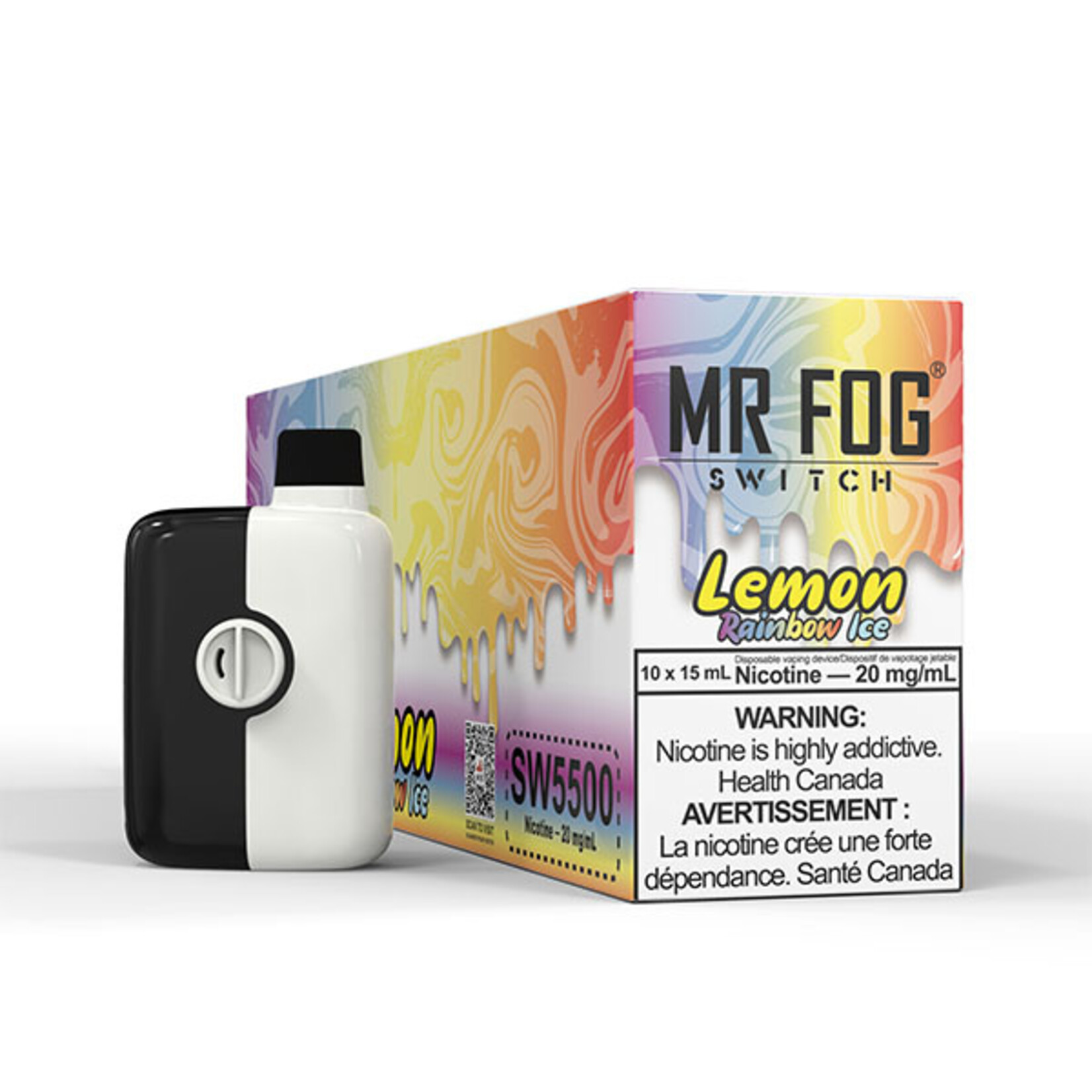 MR FOG SW03 - MR FOG SWITCH 5500 PUFFS Lemon Rainbow Ice