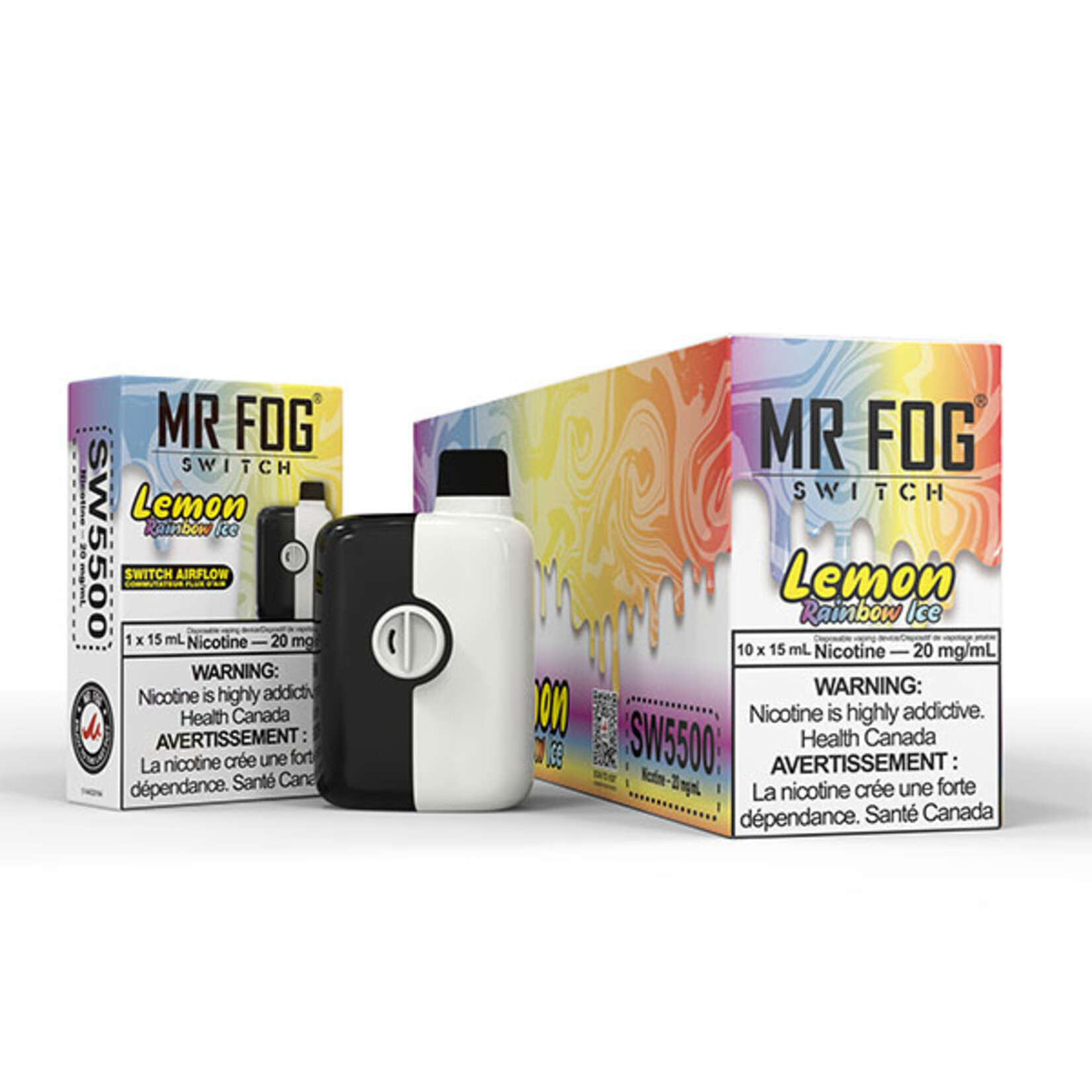 MR FOG SW03 - MR FOG SWITCH 5500 PUFFS Lemon Rainbow Ice