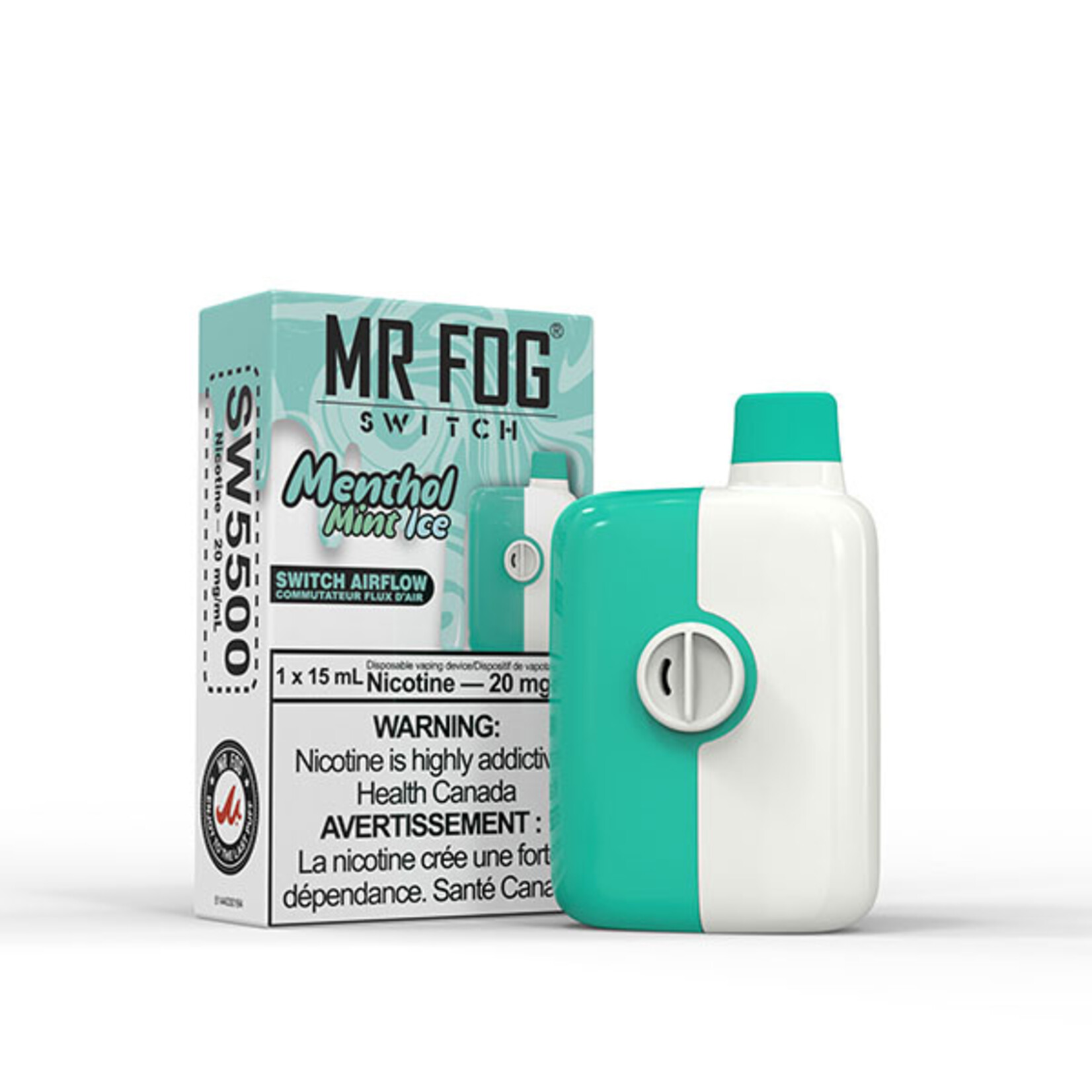 MR FOG SW05 - MR FOG SWITCH 5500 PUFFS Mint menthol ice