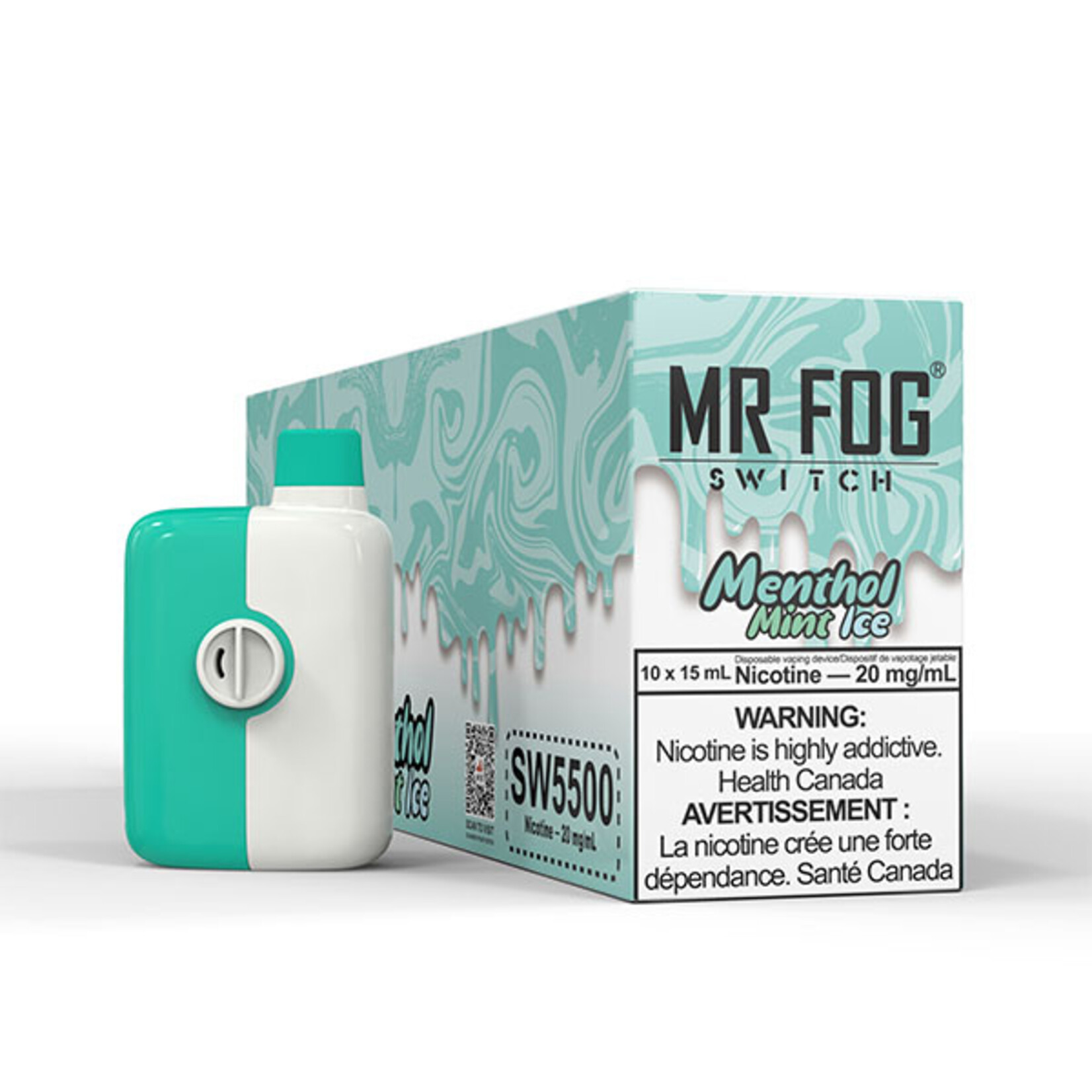 MR FOG SW05 - MR FOG SWITCH 5500 PUFFS Mint menthol ice
