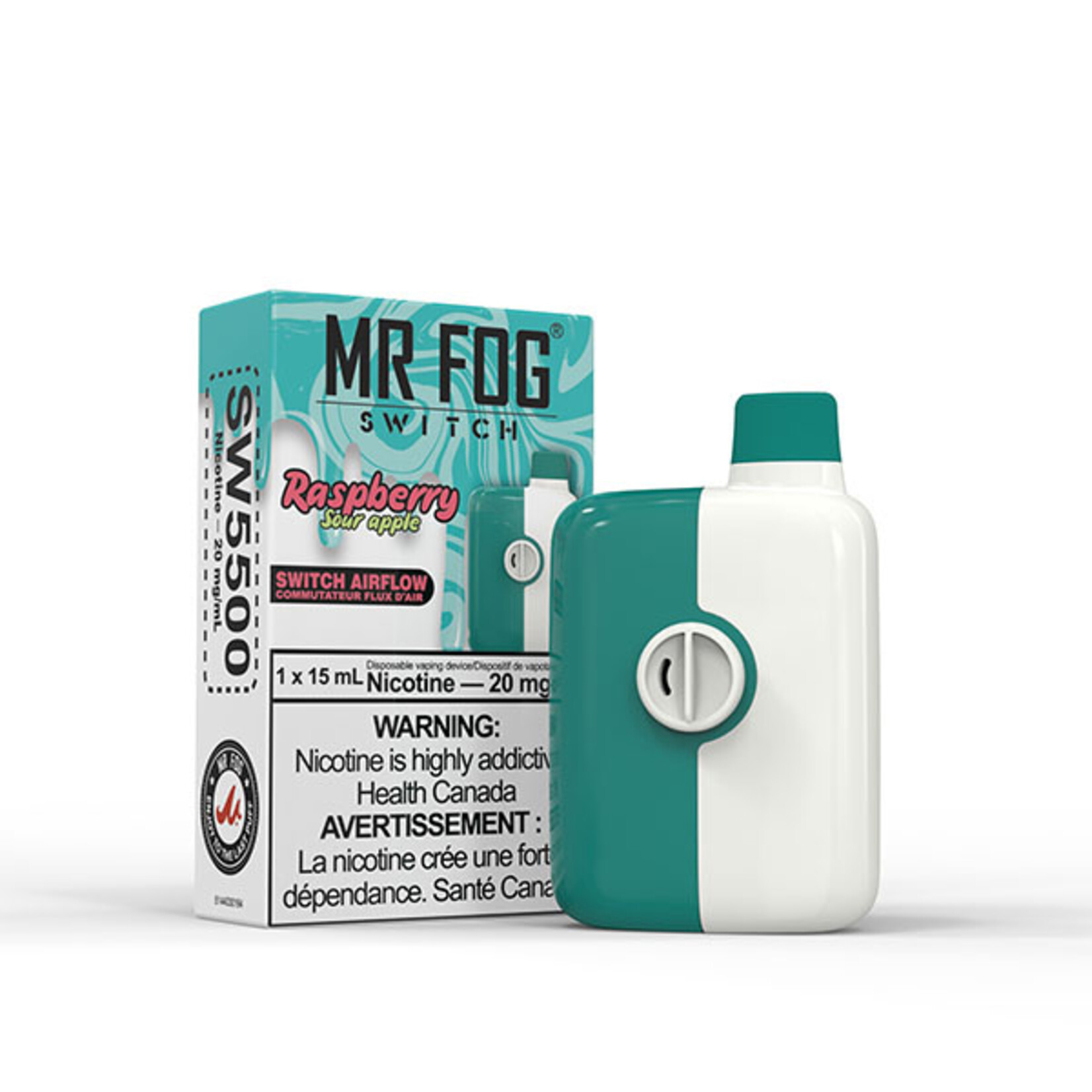 MR FOG SW16 - MR FOG SWITCH 5500 PUFFS Raspberry Sour Apple