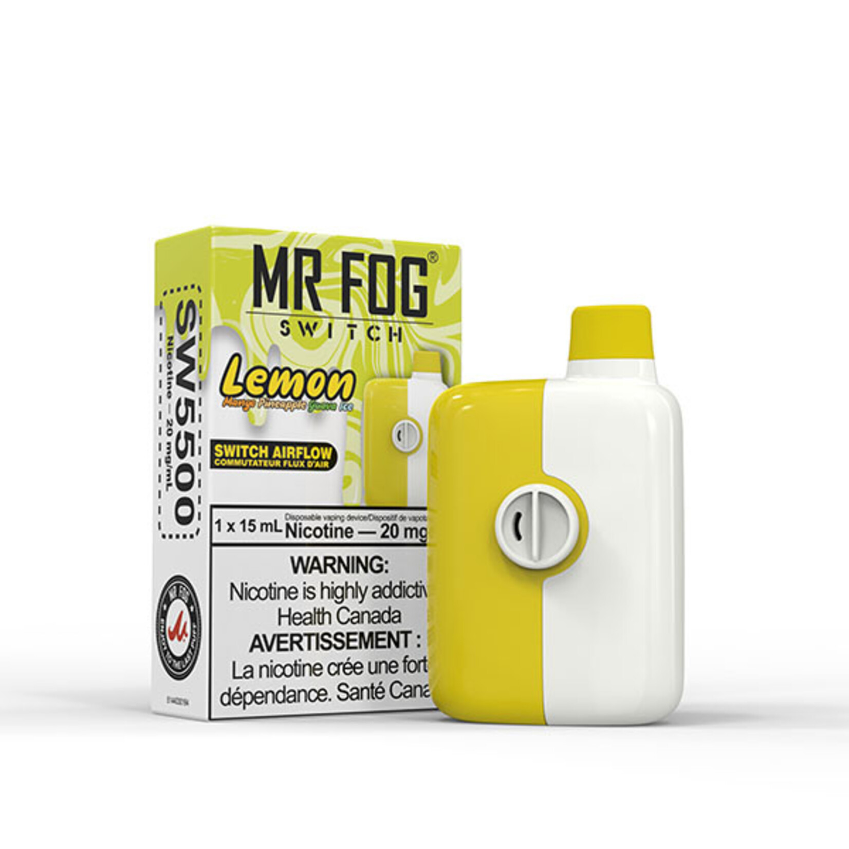 MR FOG SW20 - MR FOG SWITCH 5500 PUFFS Lemon mango pineapple guava ice