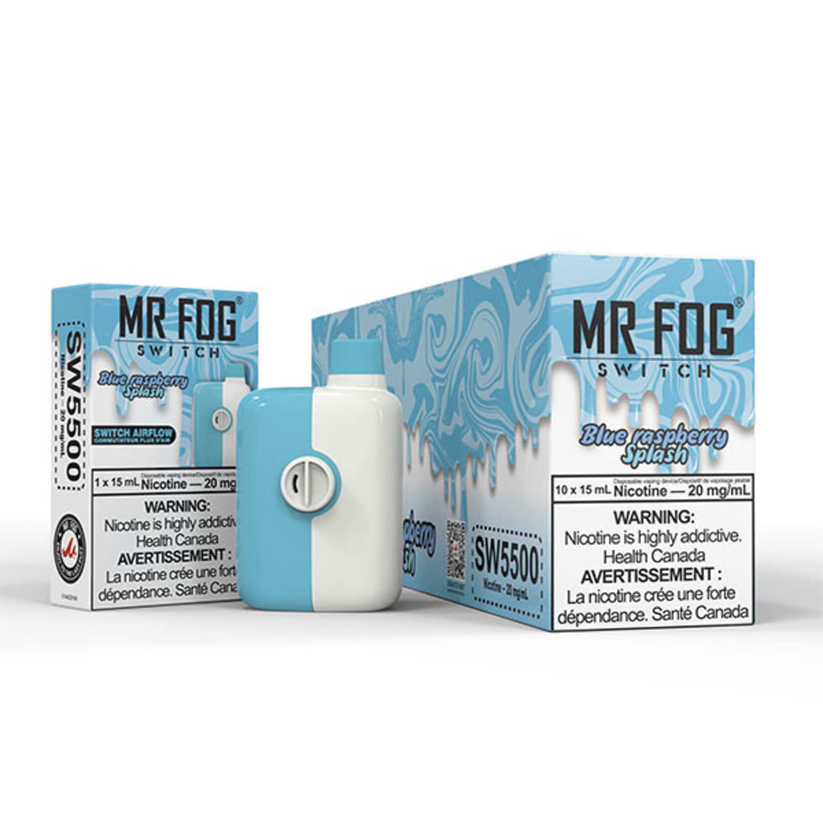 MR FOG SW21 - MR FOG SWITCH 5500 PUFFS Blue Raspberry Splash