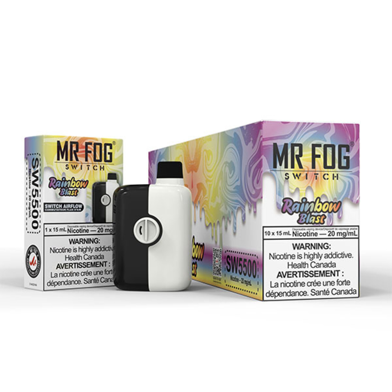 MR FOG SW23 - MR FOG SWITCH 5500 PUFFS Rainbow Blast