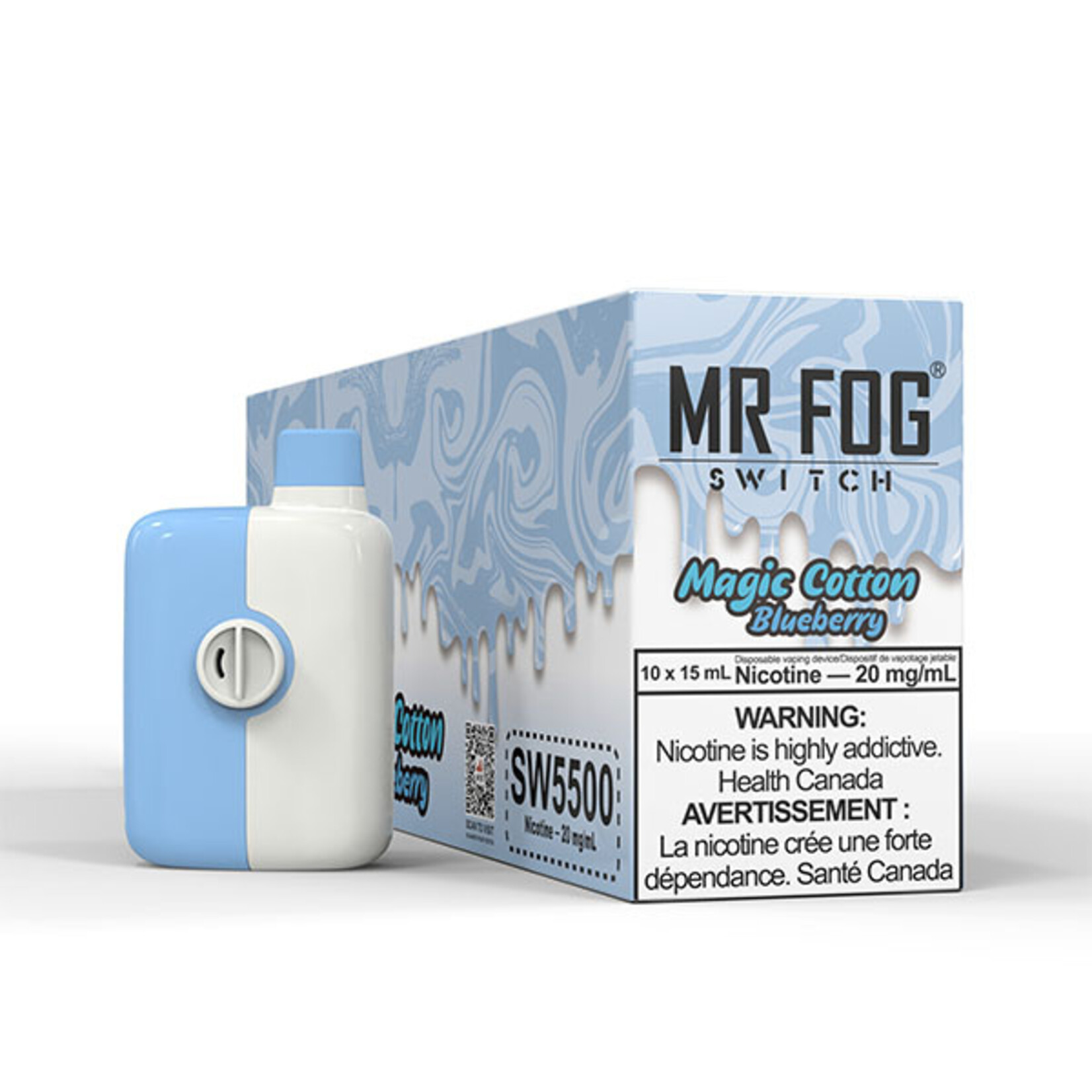 MR FOG SW25 - MR FOG SWITCH 5500 PUFFS Magic Cotton Blueberry