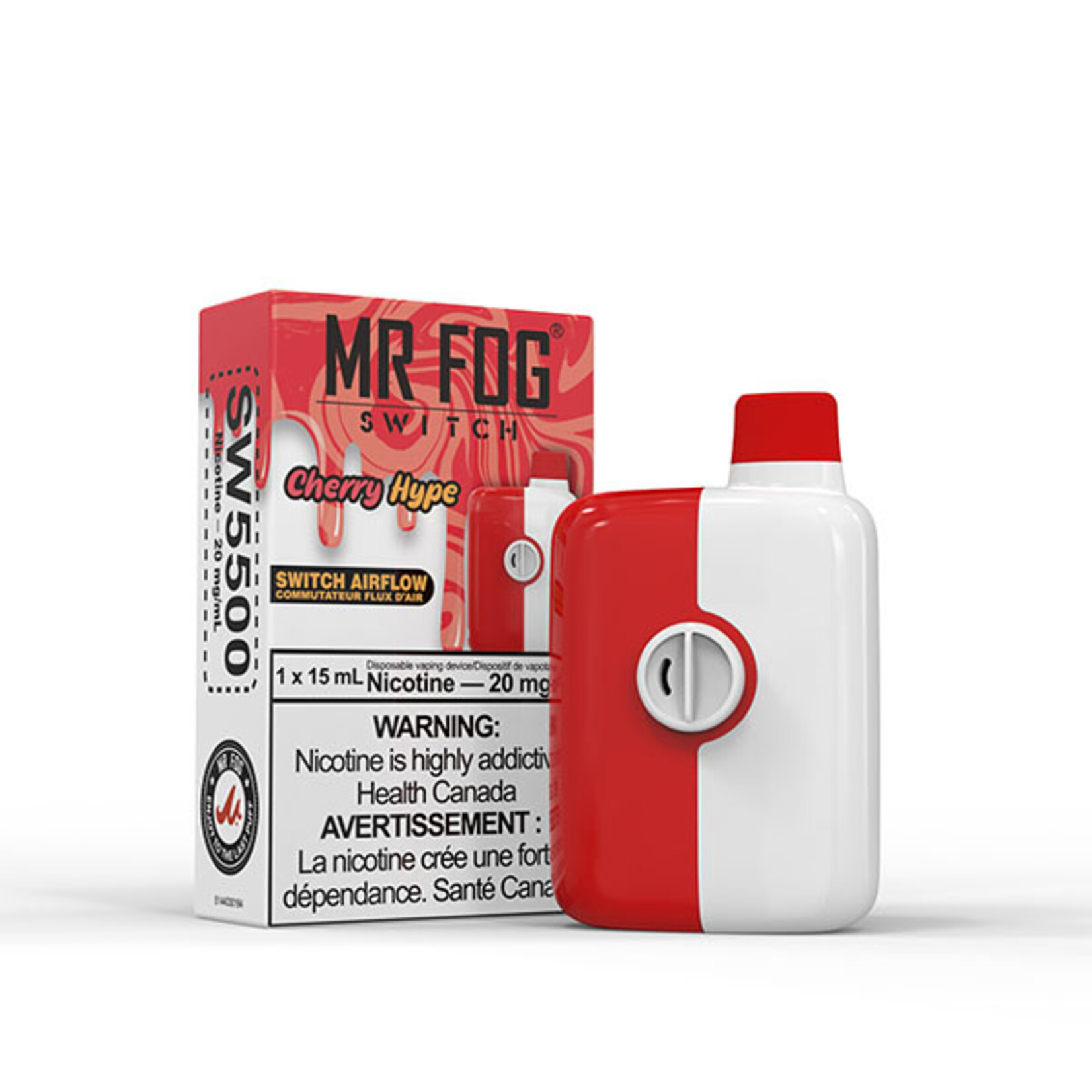 MR FOG SW30 - MR FOG SWITCH 5500 PUFFS Cherry Hype