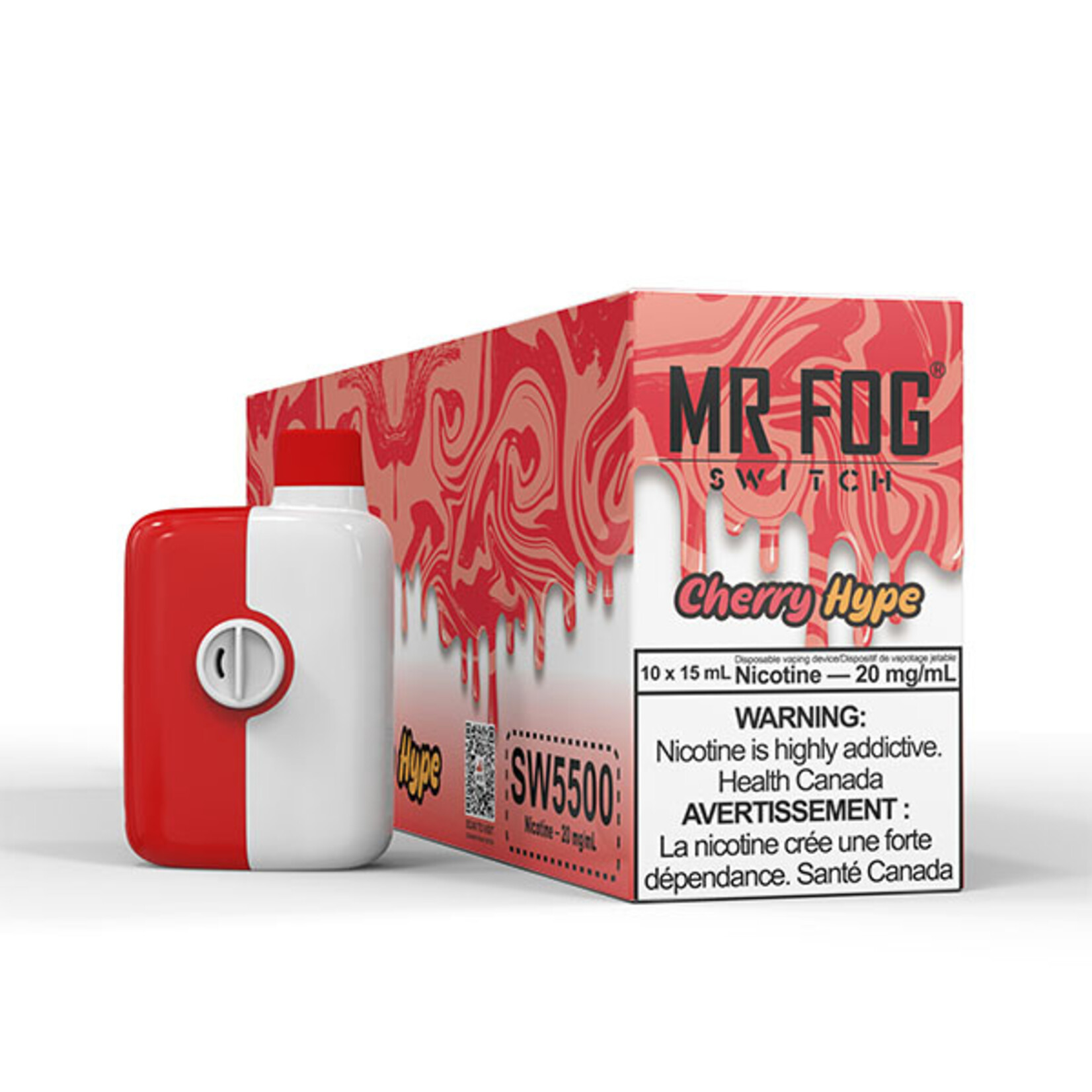 MR FOG SW30 - MR FOG SWITCH 5500 PUFFS Cherry Hype