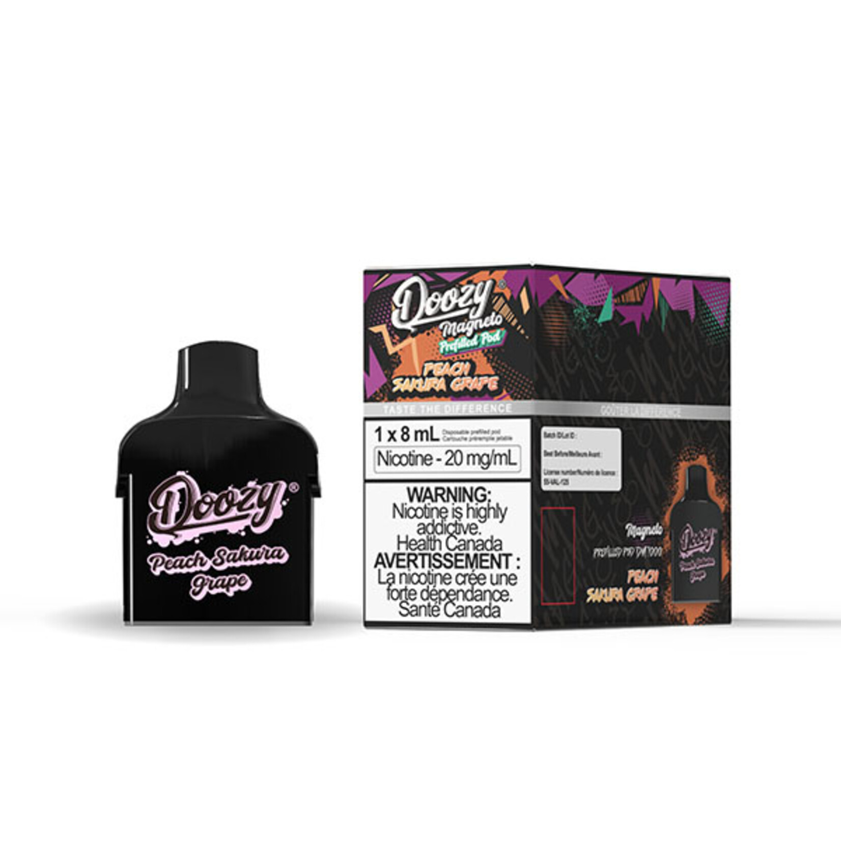 DOOZY DZMGP02 - DOOZY MAGNETO Pods(5pcs/pack) Peach Sakura Grape