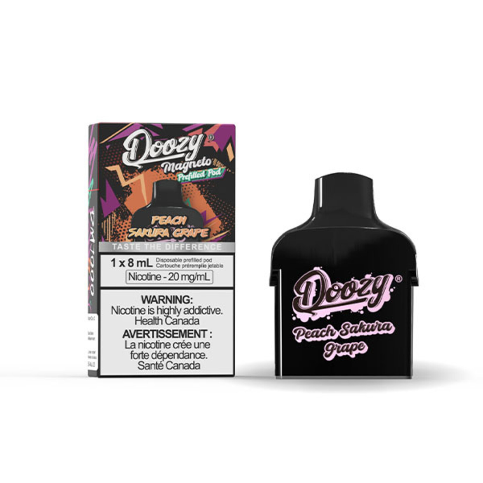 DOOZY DZMGP02 - DOOZY MAGNETO Pods(5pcs/pack) Peach Sakura Grape