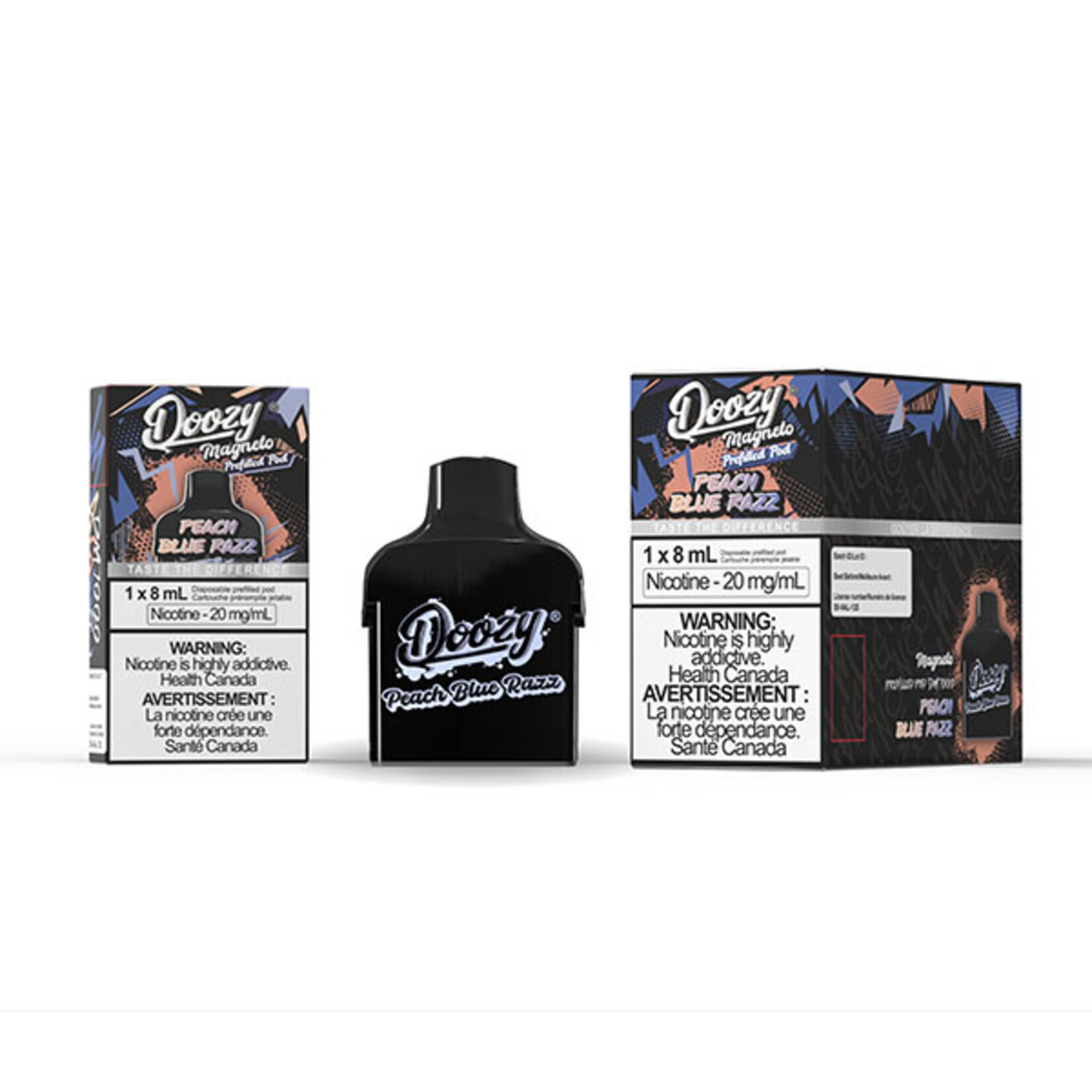 DOOZY DZMGP24 - DOOZY MAGNETO Pods(5pcs/pack) Peach Blue Razz