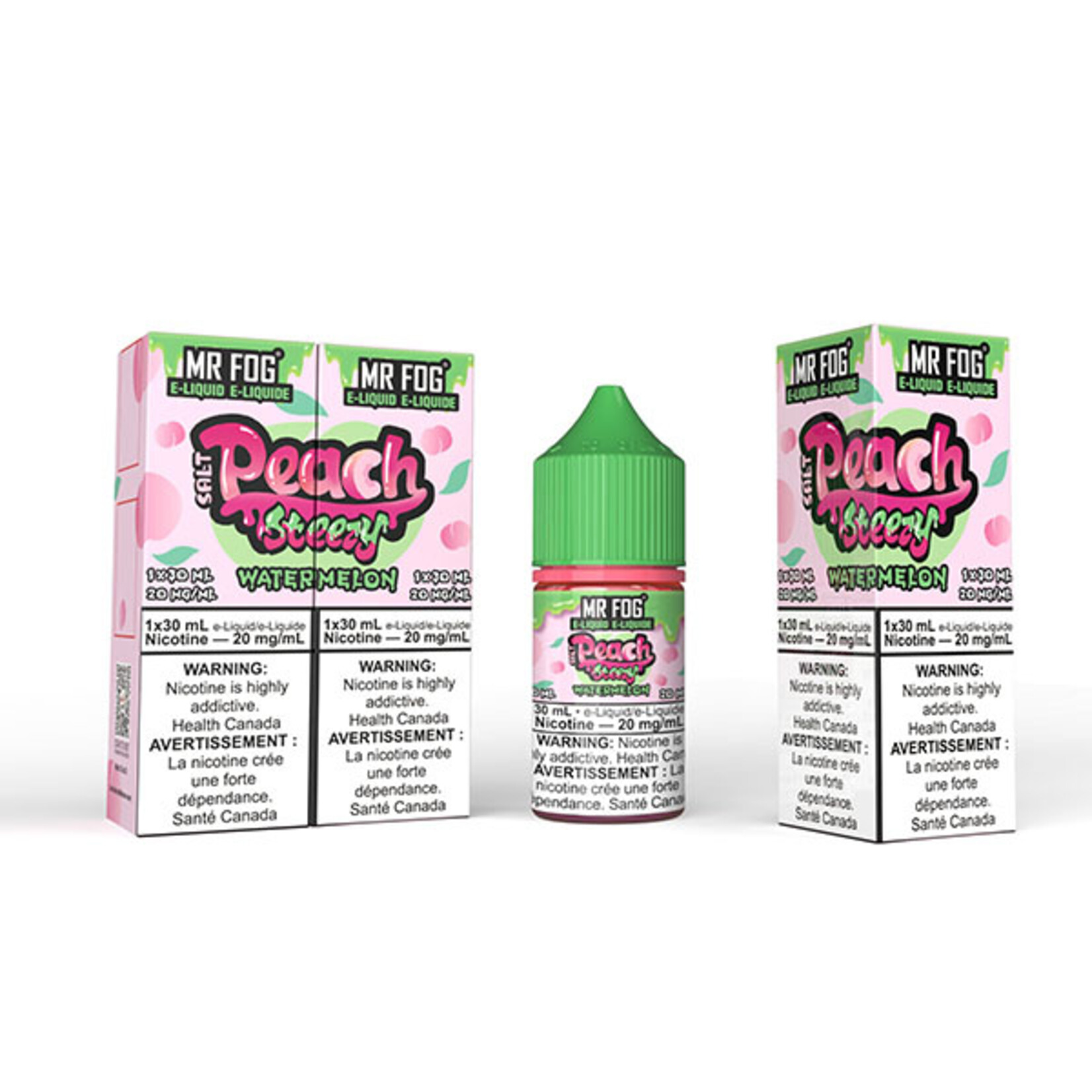 MR FOG MFEPS03 - MR FOG Peach Steezy E-Liquid Watermelon 30ML Salt