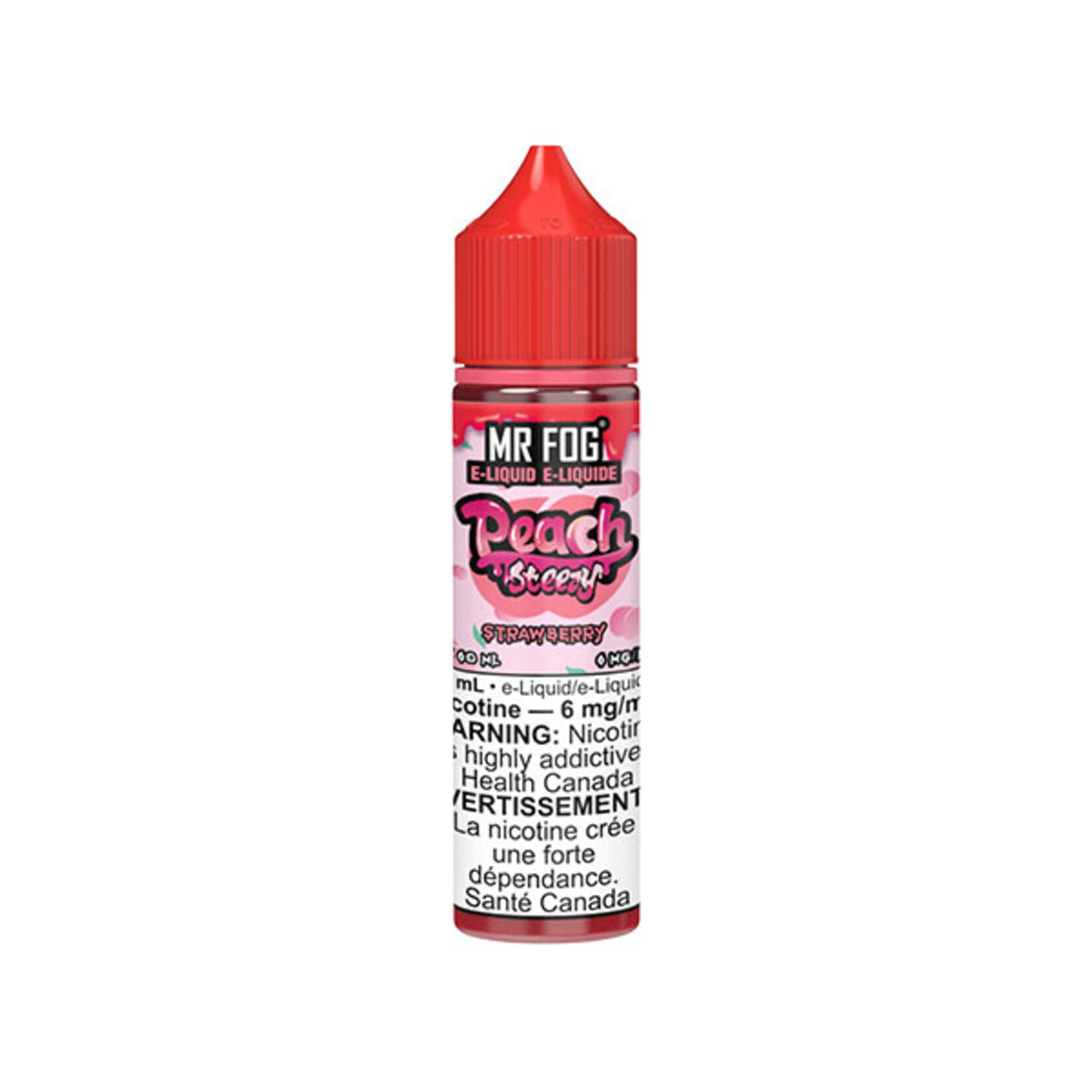 MR FOG MFEPS02 - MR FOG Peach Steezy E-Liquid Strawberry 60ML Freebase