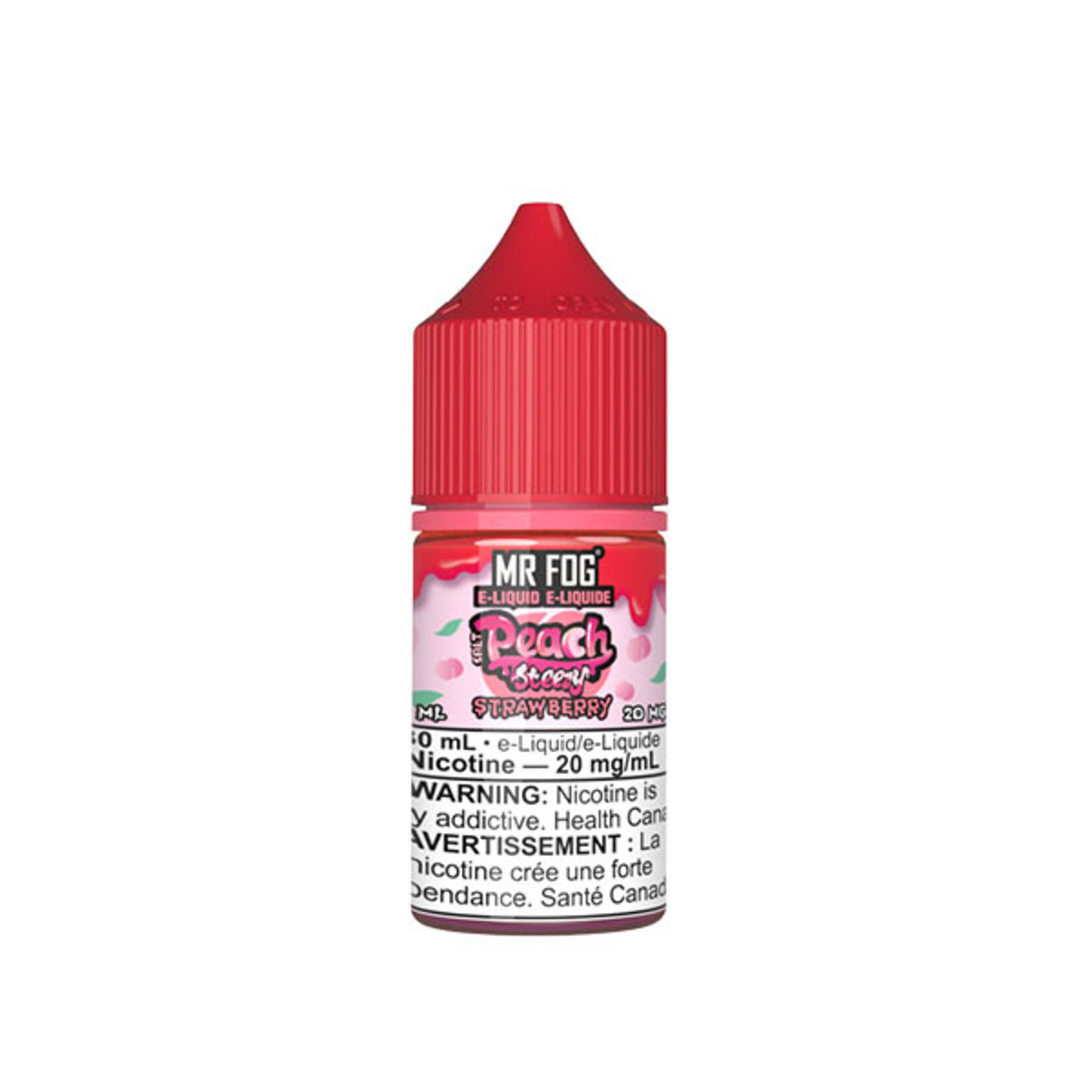 MR FOG MFEPS02 - MR FOG Peach Steezy E-Liquid Strawberry 30ML Salt