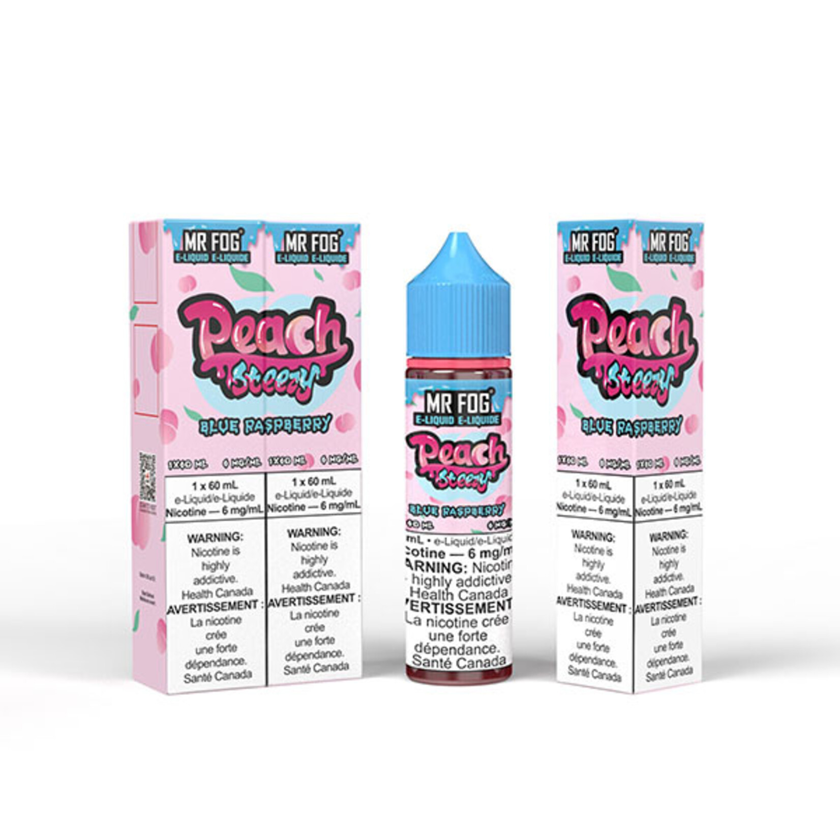 MR FOG MFEPS01 - MR FOG Peach Steezy E-Liquid Blue Raspberry 60ML Freebase