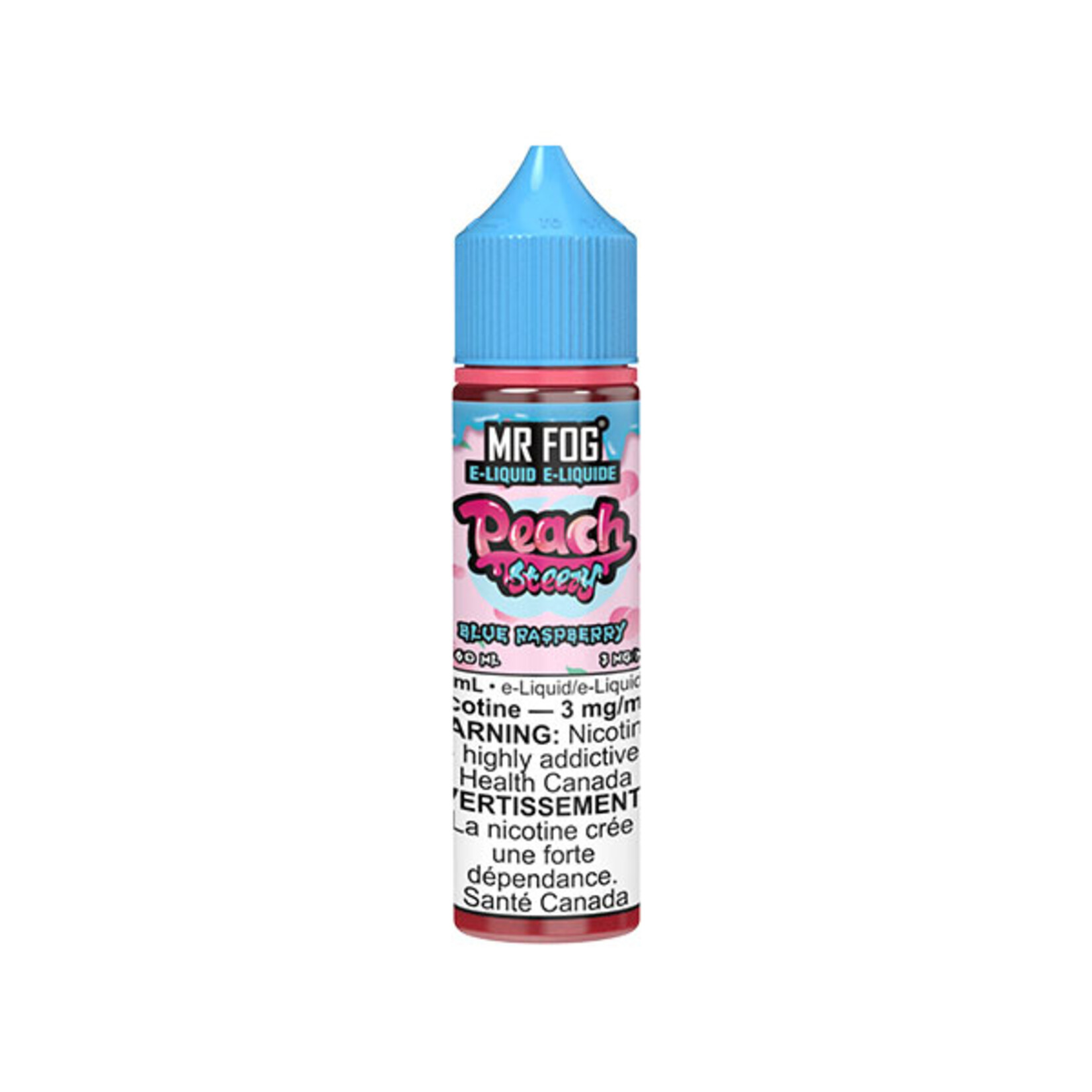 MR FOG MFEPS01 - MR FOG Peach Steezy E-Liquid Blue Raspberry 60ML Freebase